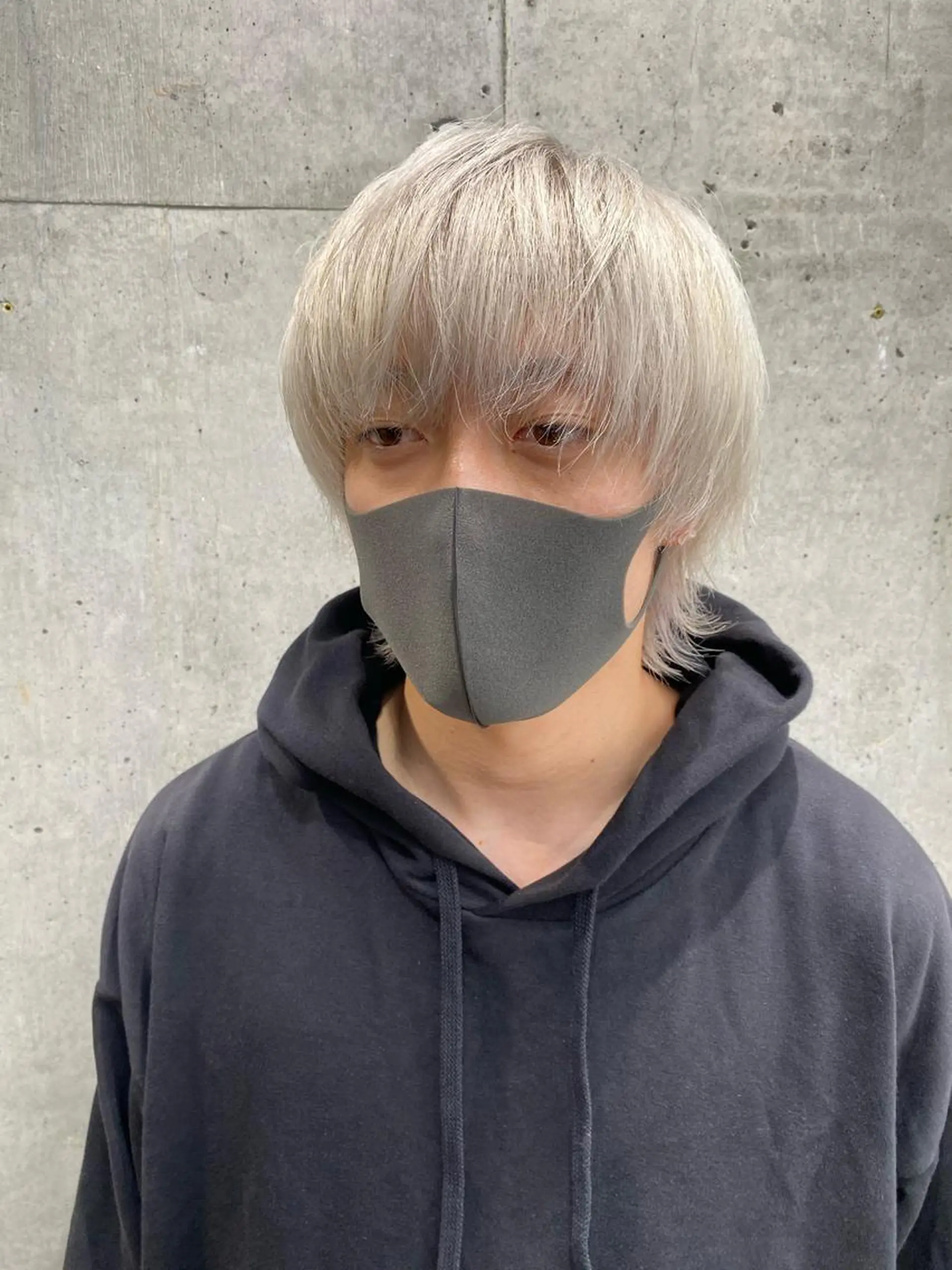 ミディアム カラー アッシュ アッシュグレー アッシュグレージュ バレイヤージュ ミストバング カット ヘアカラー トリートメント ヘアセット カットカラー特化 ⭐️代表⭐️のヘアスタイル