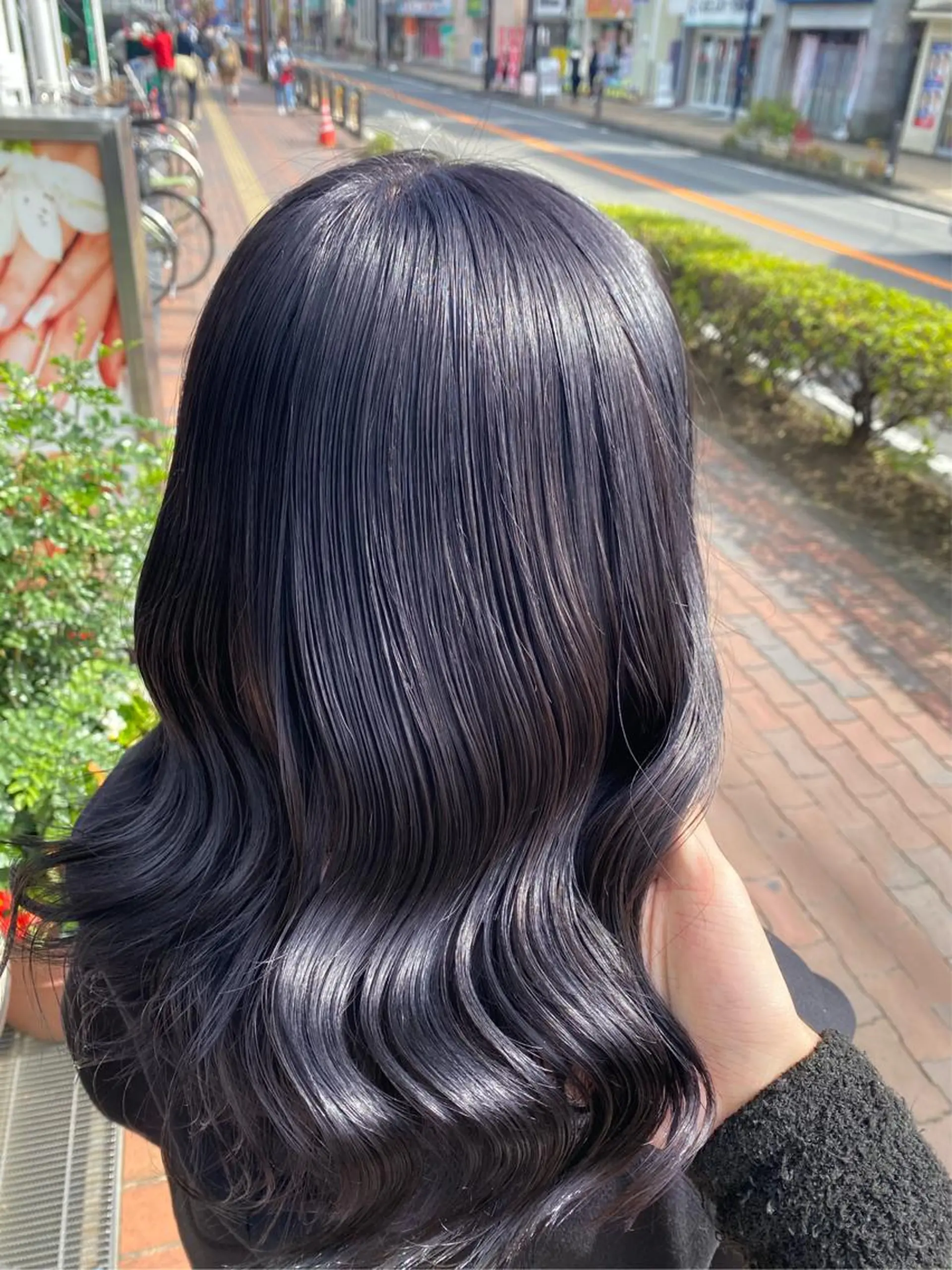 セミロング カラー ヘアカラー トリートメント 艶髪レイヤー屋さん 大澤竜馬のヘアスタイル