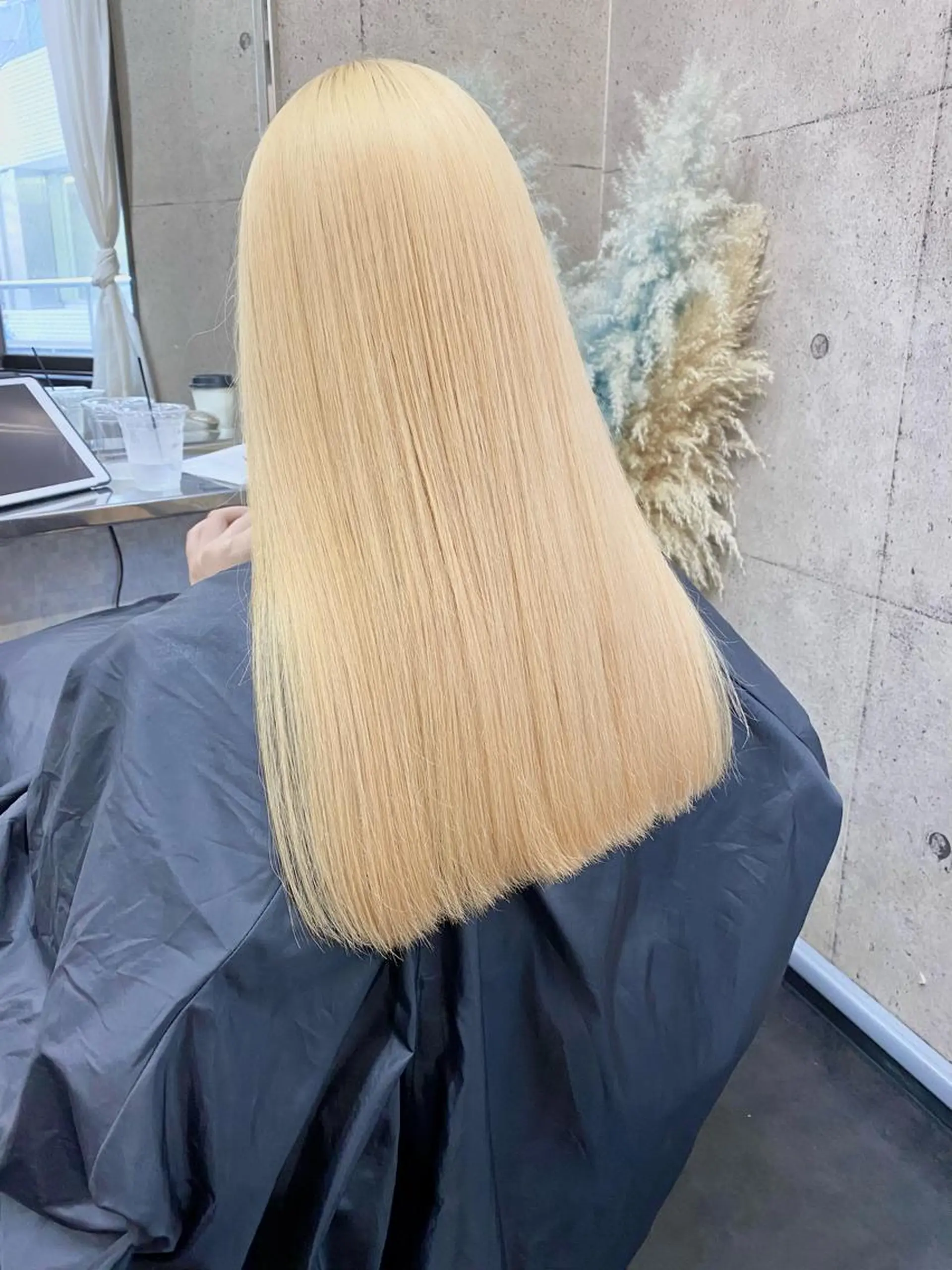 ロング カラー ブリーチ ハイトーンカラー ヘアカラー トリートメント MORROW所属・⭕️ダメージレス特化 髪質改善🥇丸山憲人のヘアスタイル
