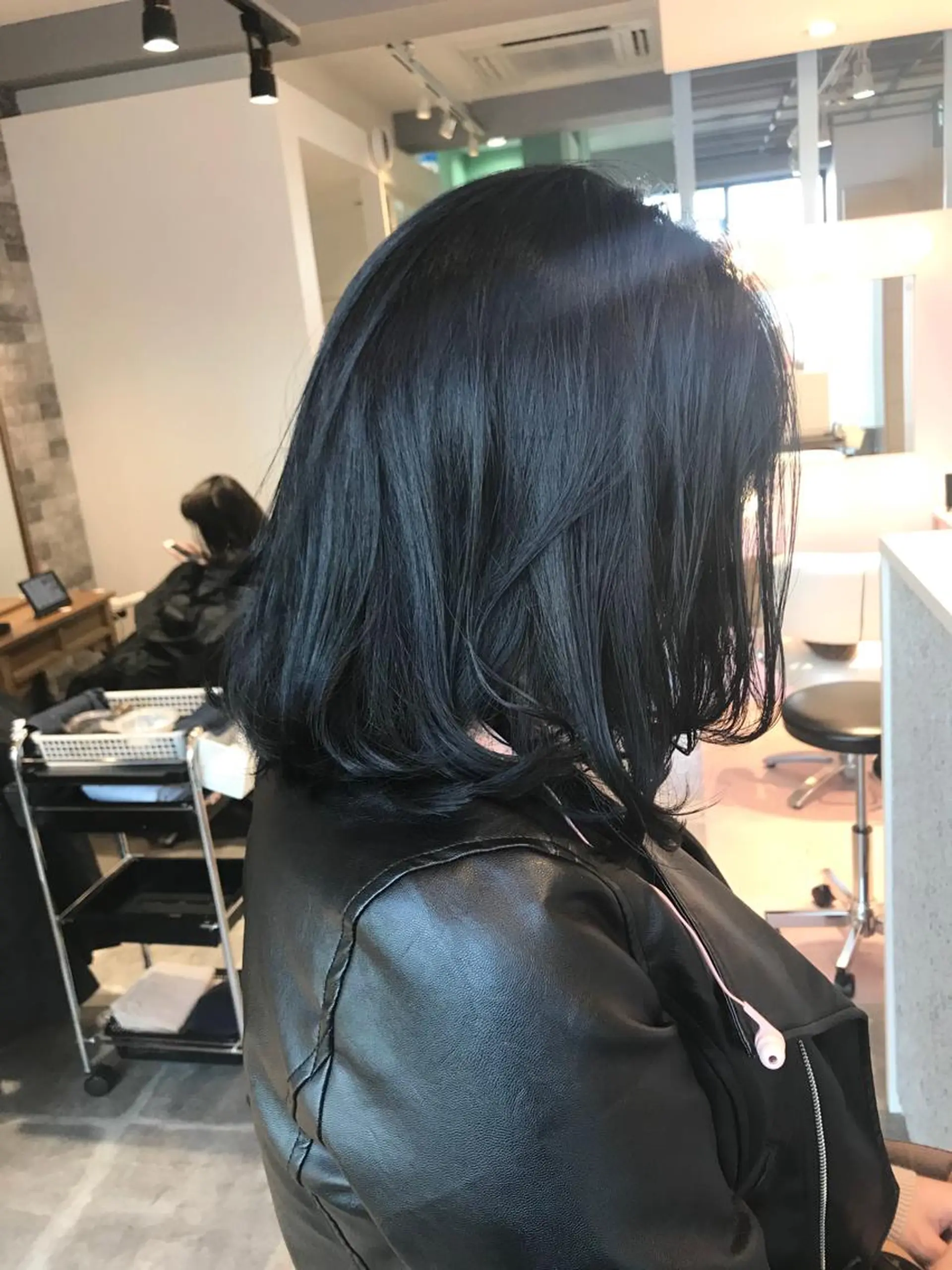 ミディアム カット 縮毛矯正 トリートメント 所渉/韓国レイヤー /ウルフカットのヘアスタイル