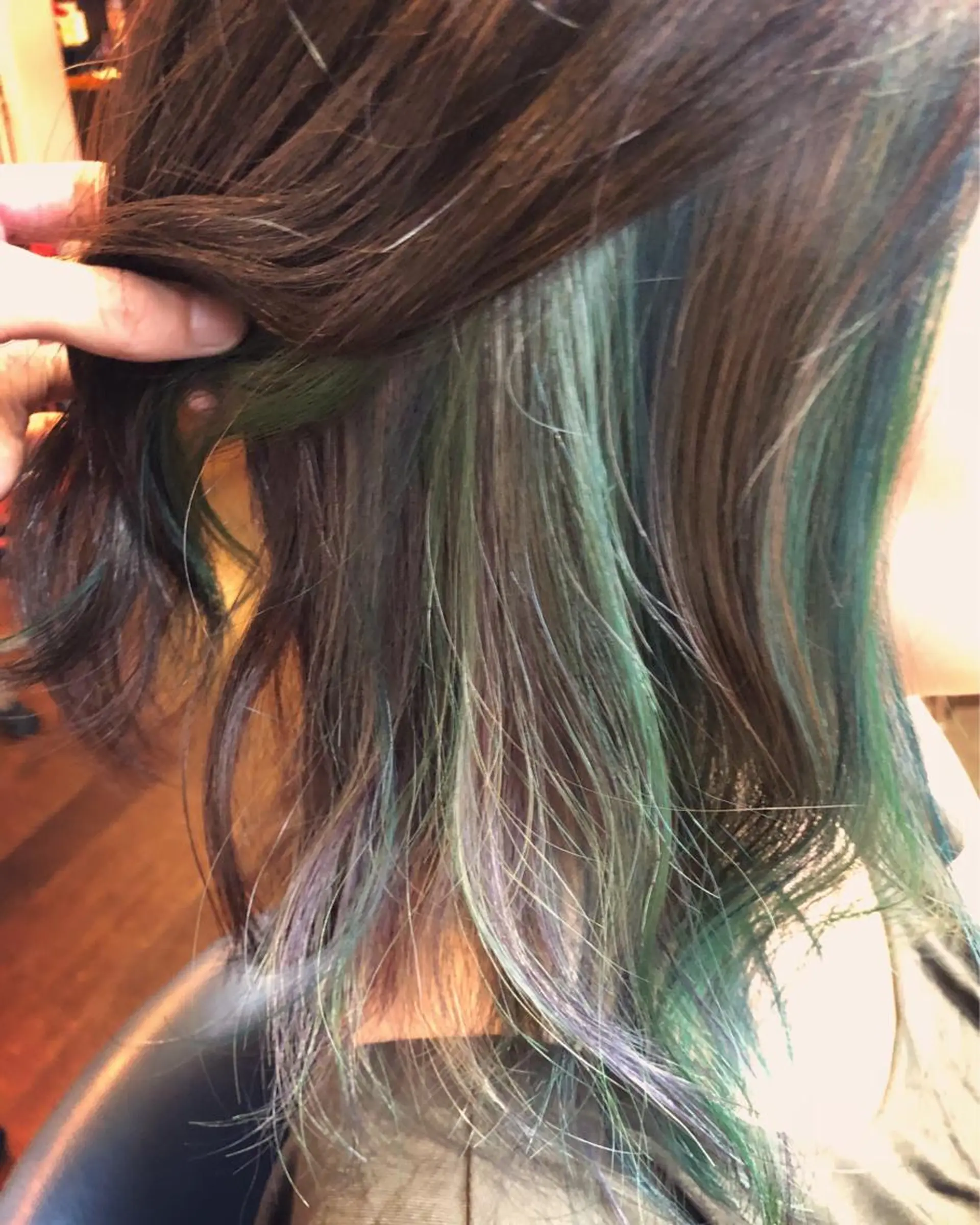 ミディアム カラー ユニコーンカラー カット ヘアカラー トリートメント 原宿サロン代表 デザインカラー伊藤卓のヘアスタイル