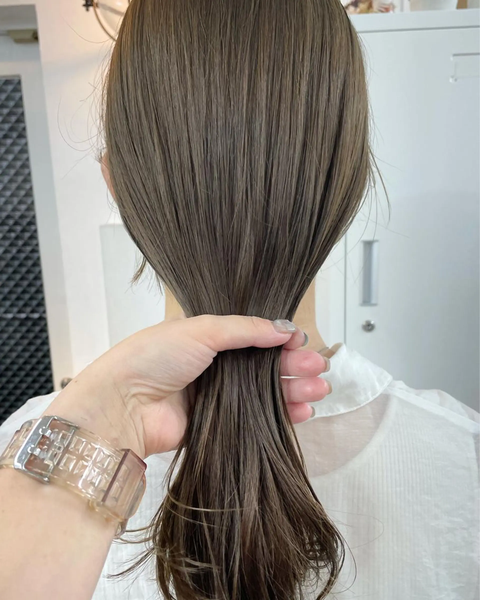 ロング カット ヘアカラー トリートメント 🌼たけや みのり🌿のヘアスタイル