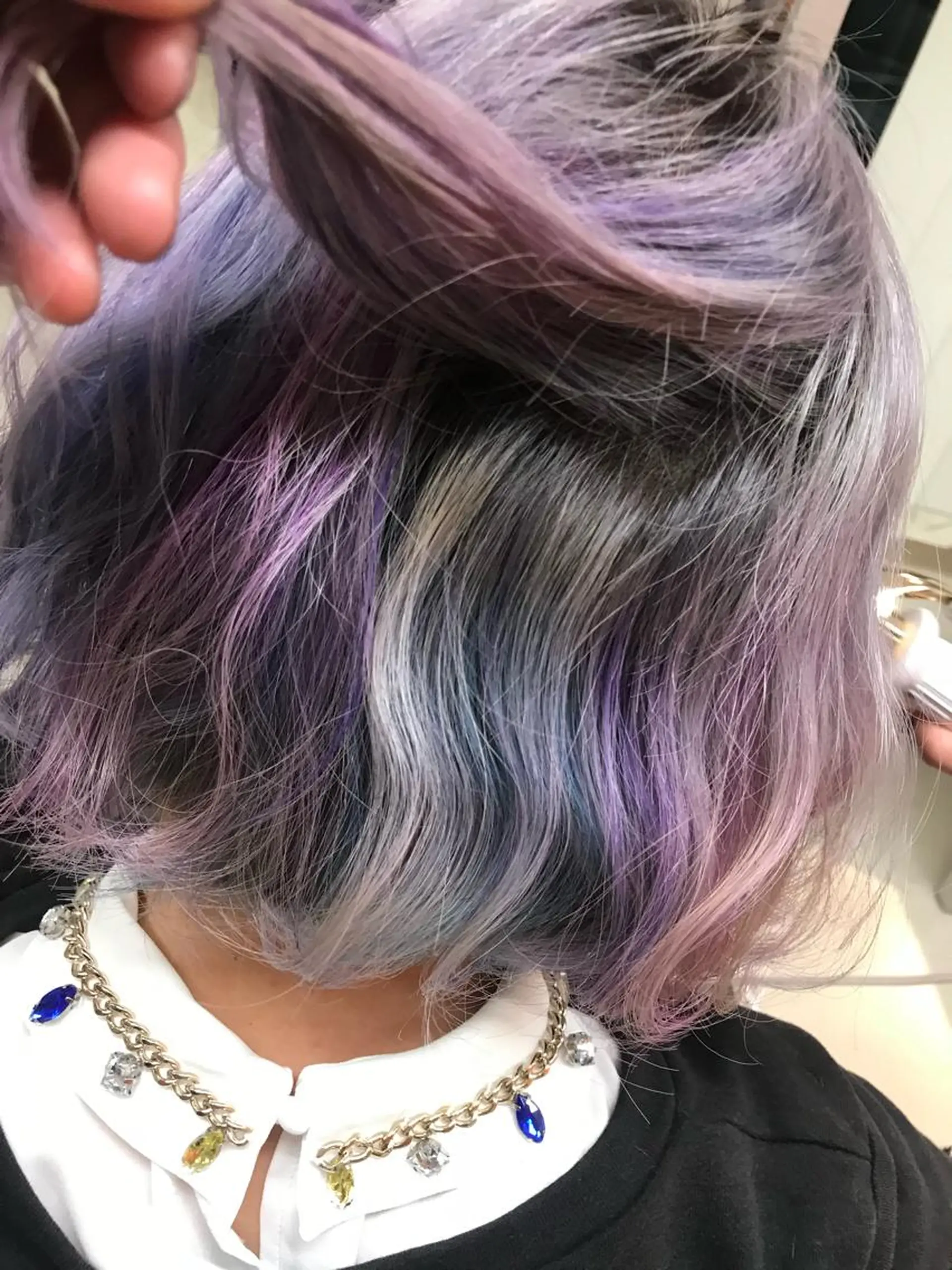 カラー ユニコーンカラー ☺︎ RIHOのヘアスタイル