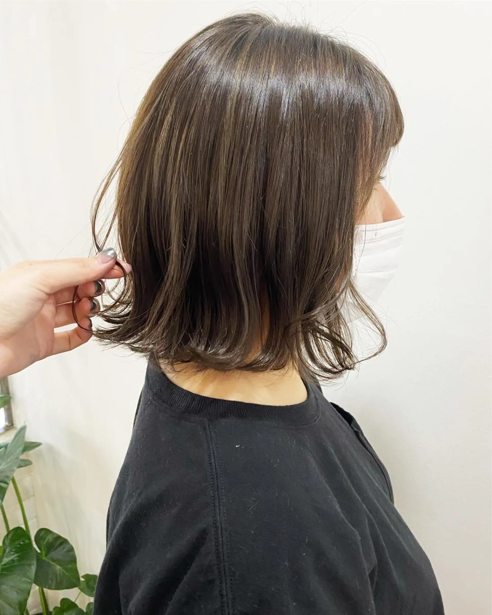 ショート カラー アッシュ ベージュカラー ハイライトカラー ハイライト カット ヘアカラー フラム所属・WATANABE MISAKIのヘアスタイル