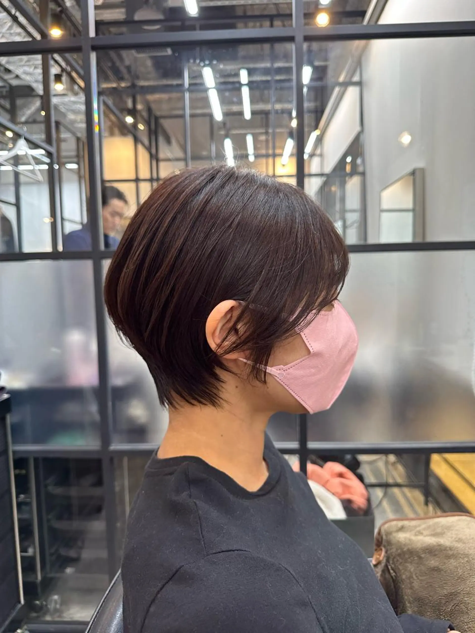 ショート カラー カット トリートメント ヘッドスパ 韓国レイヤー✨ yasuko銀座のヘアスタイル