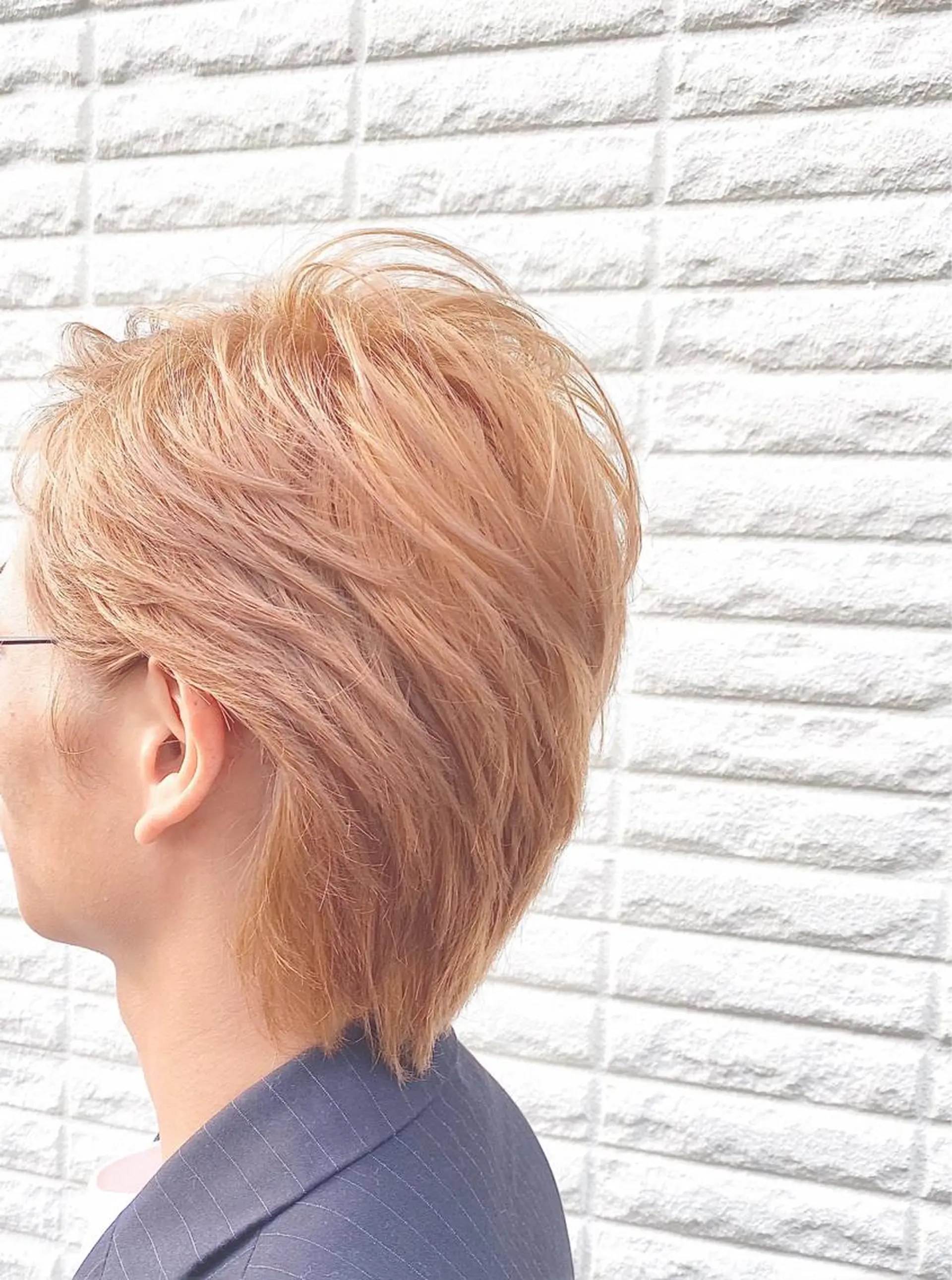 ショート メンズ メンズブリーチ ヘアカラー Tendre Rêveのマツエク・マツパデザイン