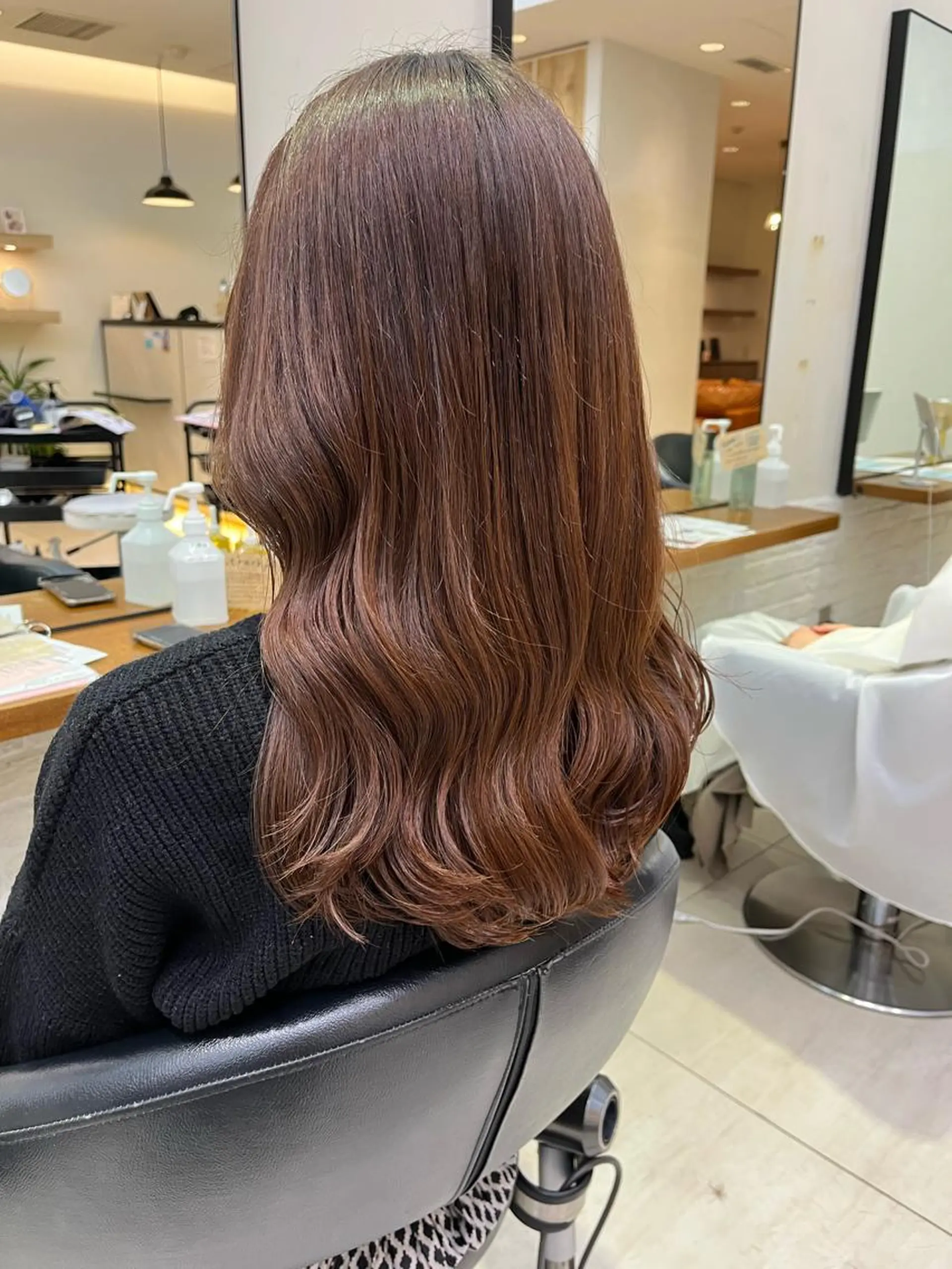 ロング カット トリートメント コテ巻き風パーマ🫧 麻尋のヘアスタイル