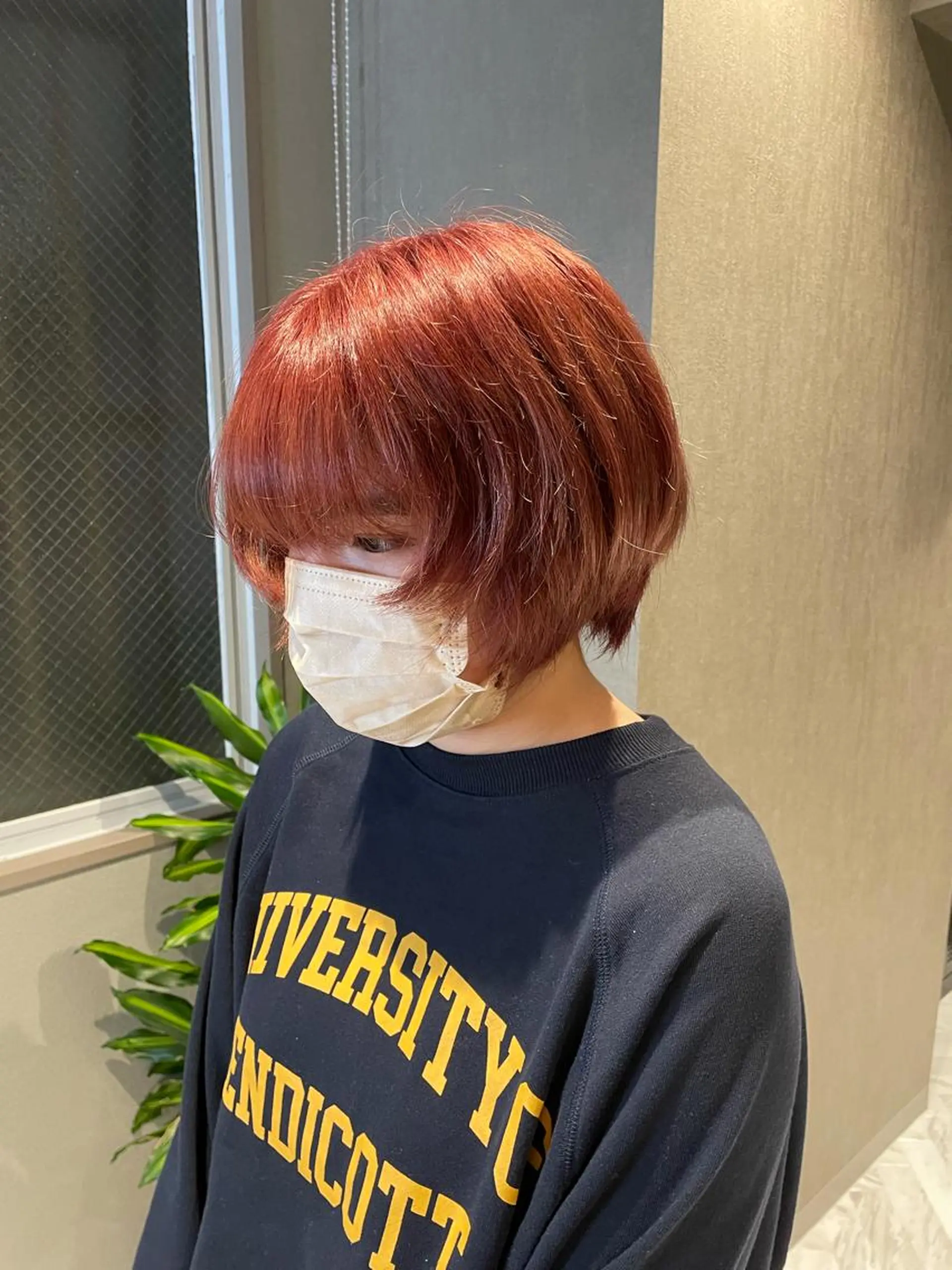 ショート カラー メンズパーマモデル 募集　サトチハルのヘアスタイル