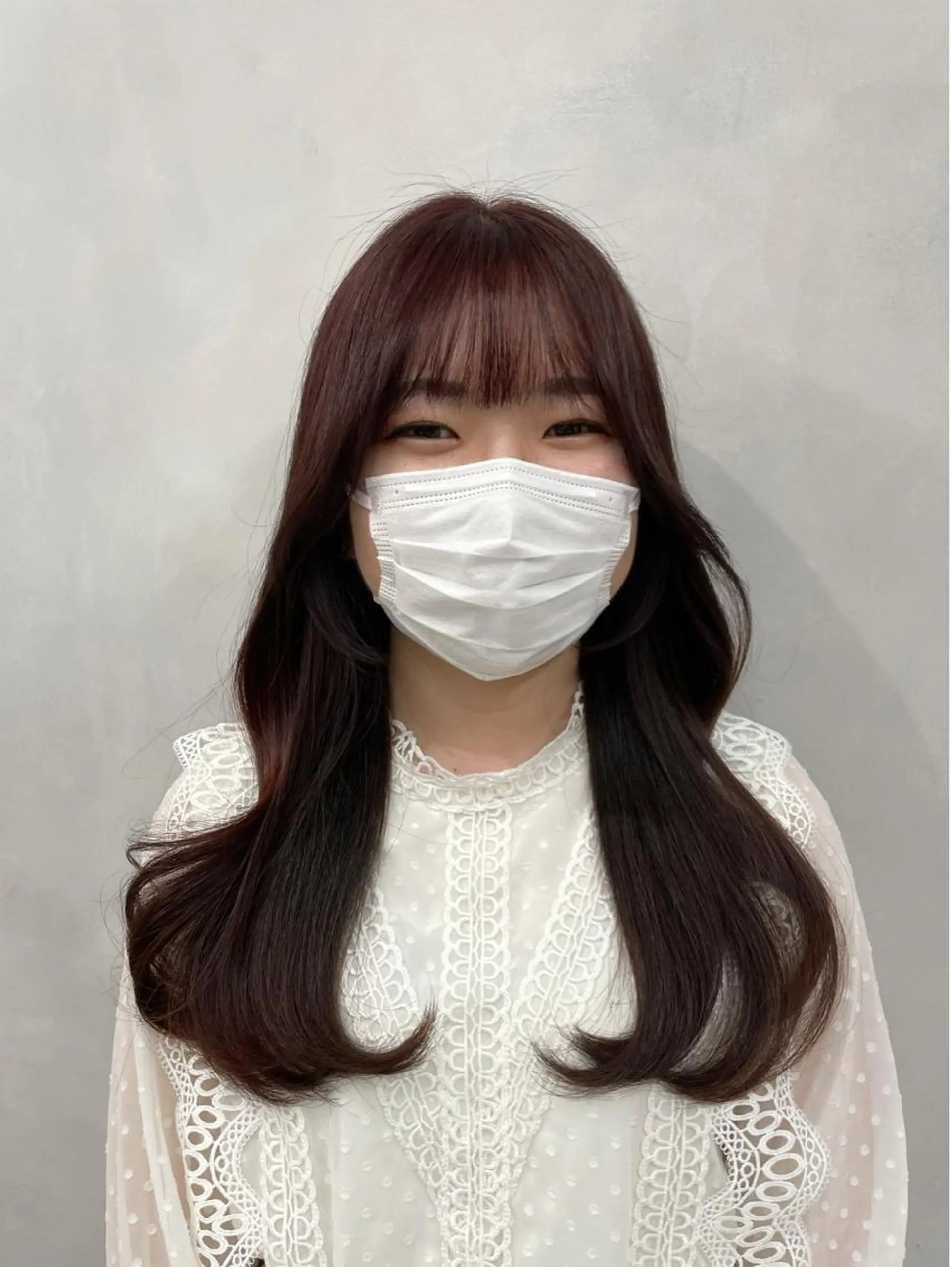 ロング ロングレイヤー 韓国風ヘア レイヤーカット ロング ヘアカラー ❤︎︎韓国ヘア❤︎︎ 𝑺𝒉𝒊𝒉𝒐のヘアスタイル