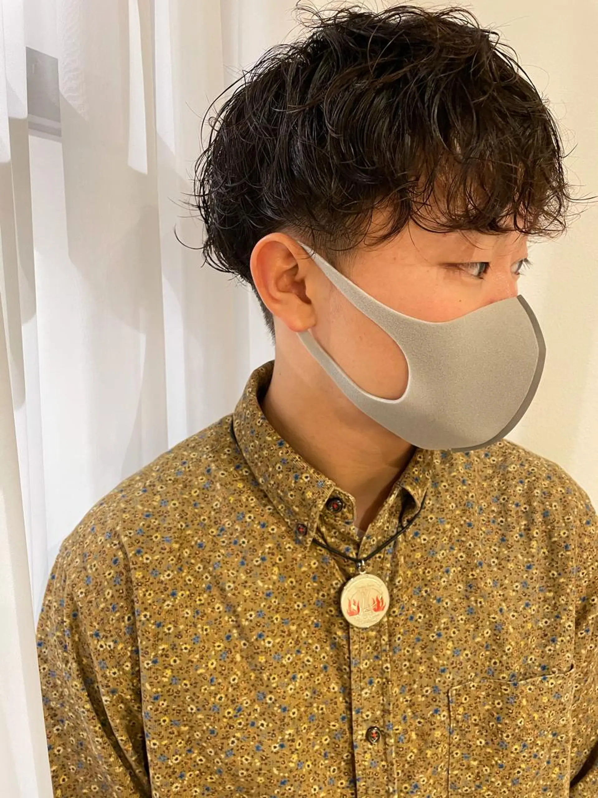 パーマ メンズ パーマ 藤井 みなみのヘアスタイル