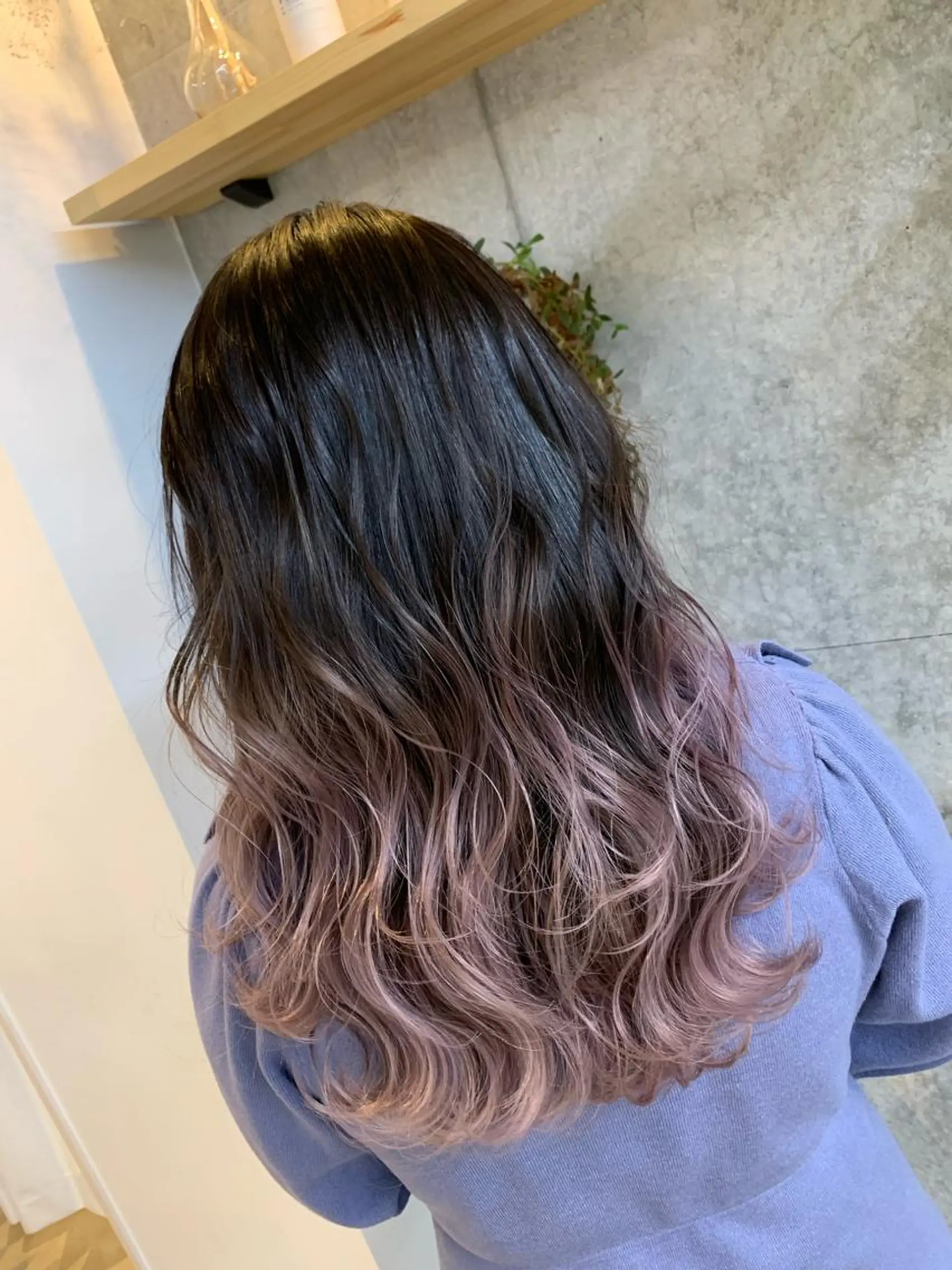 ロング 天野 開のヘアスタイル