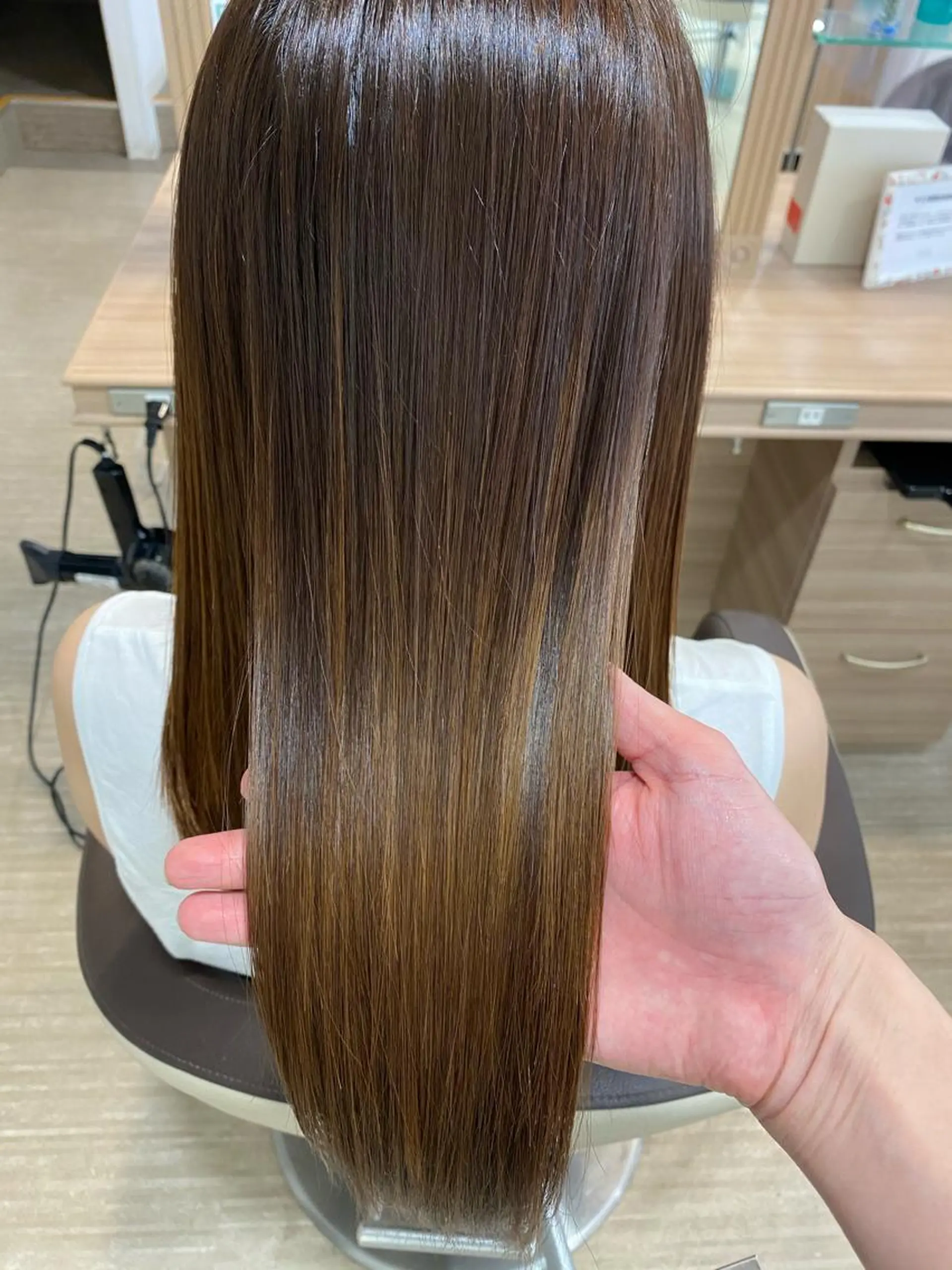 セミロング トリートメント 面谷 一光のヘアスタイル