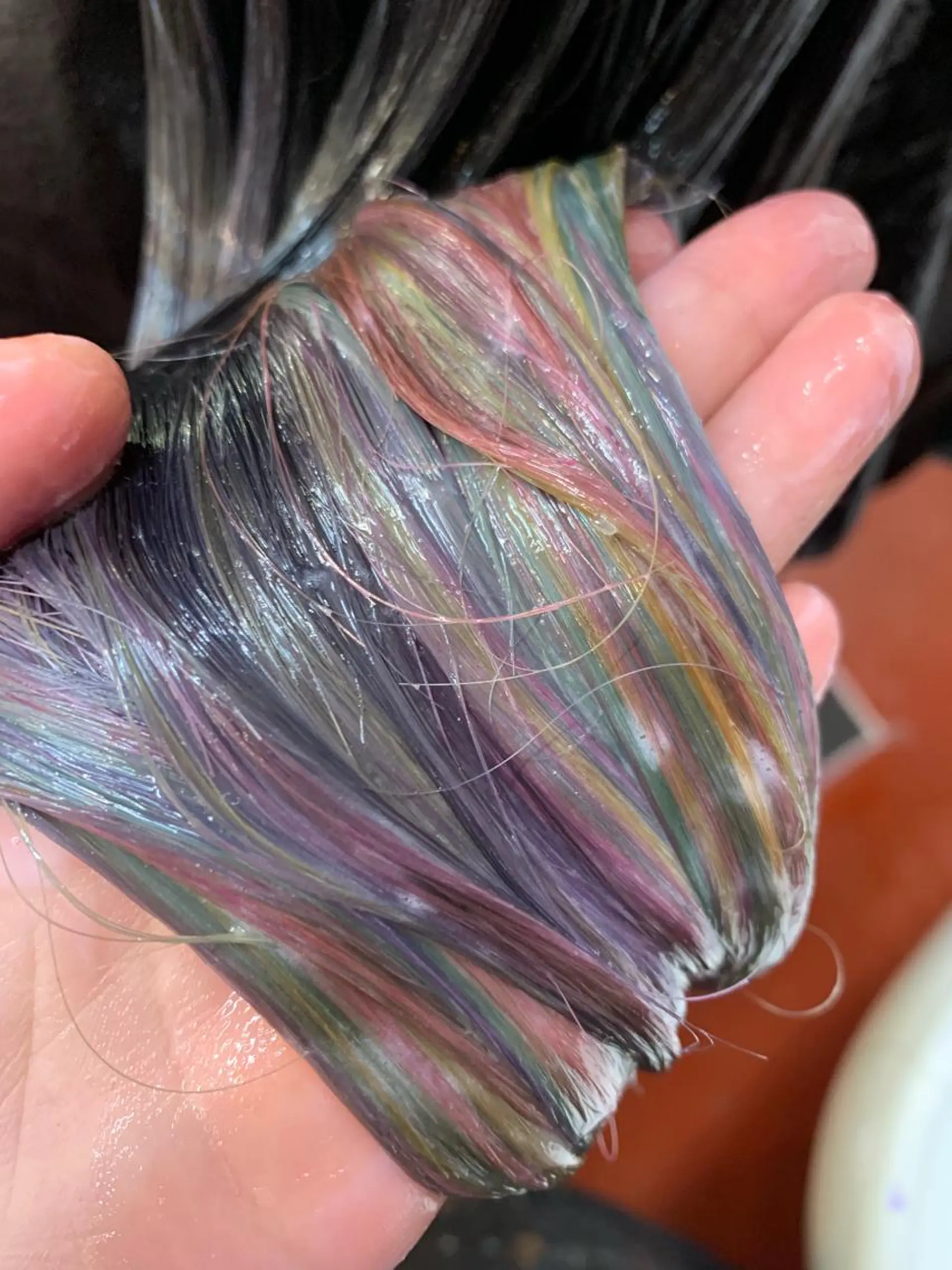 セミロング カラー ピンクベージュ/新潟 万代/高橋桃葉🍑のヘアスタイル