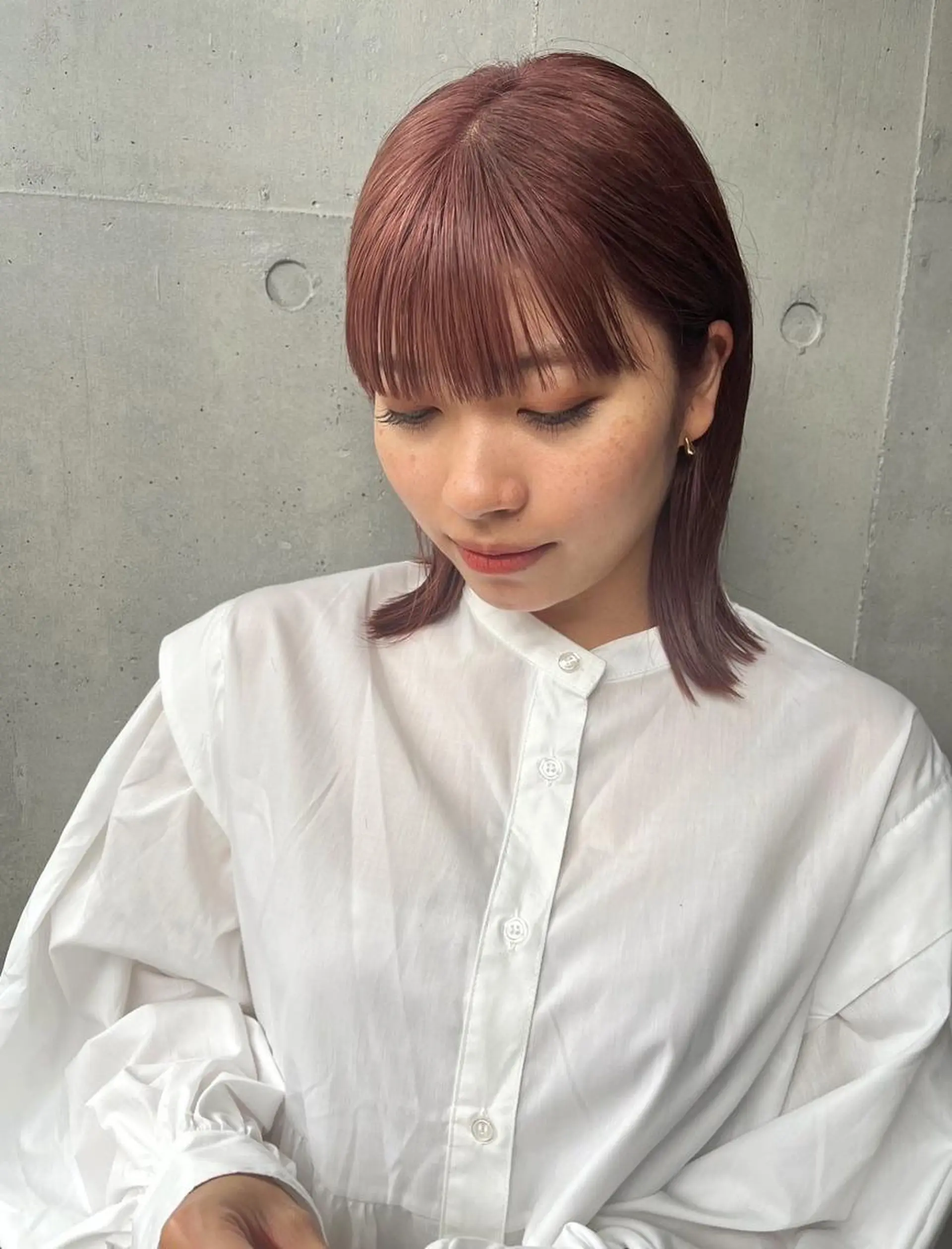 ミディアム ヘアカラー トリートメント 山影✨バレイヤージュ ハイライト✨メンズ◎のヘアスタイル