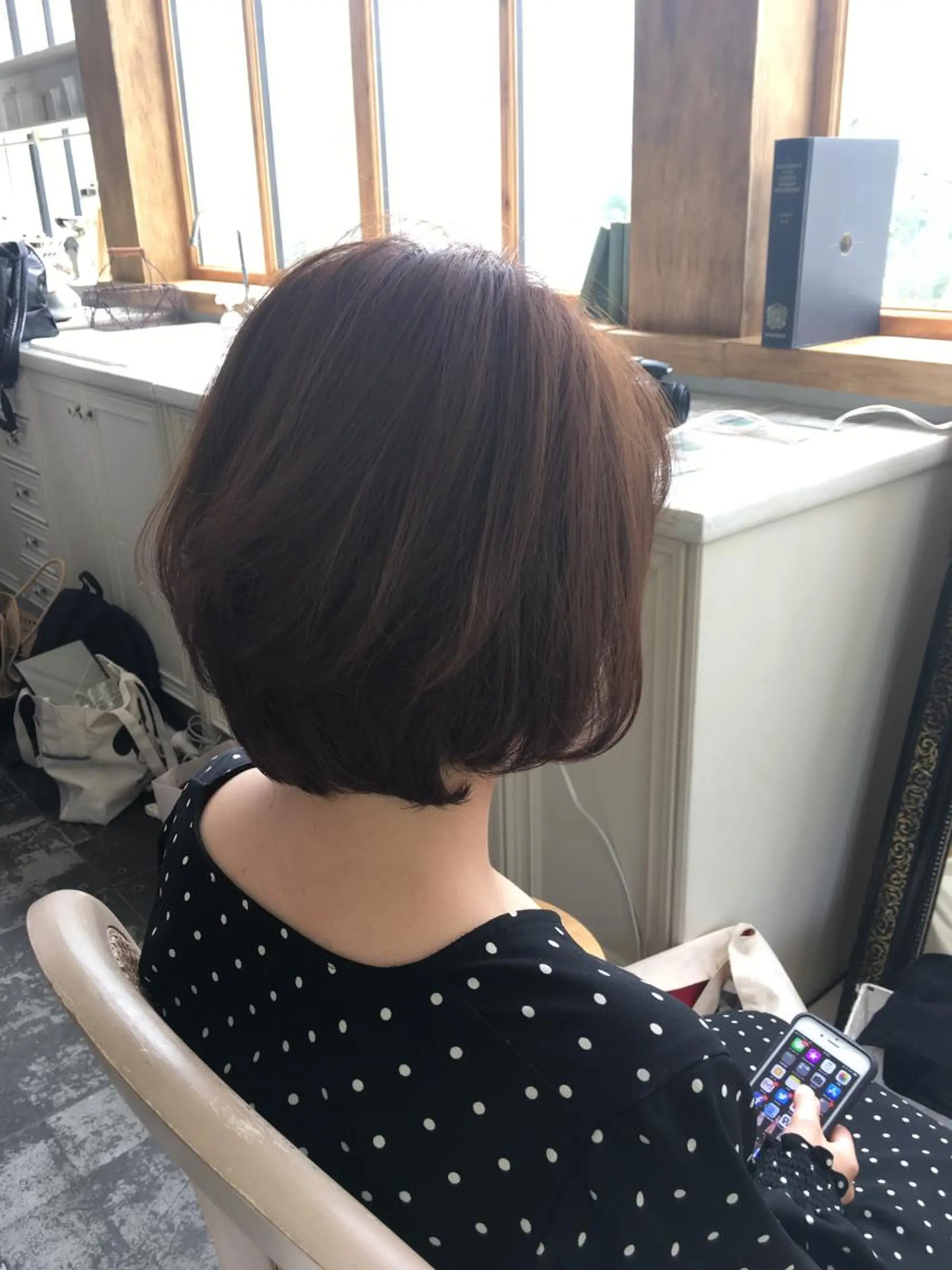 ショート カラー 髪質改善 Blumeのヘアスタイル