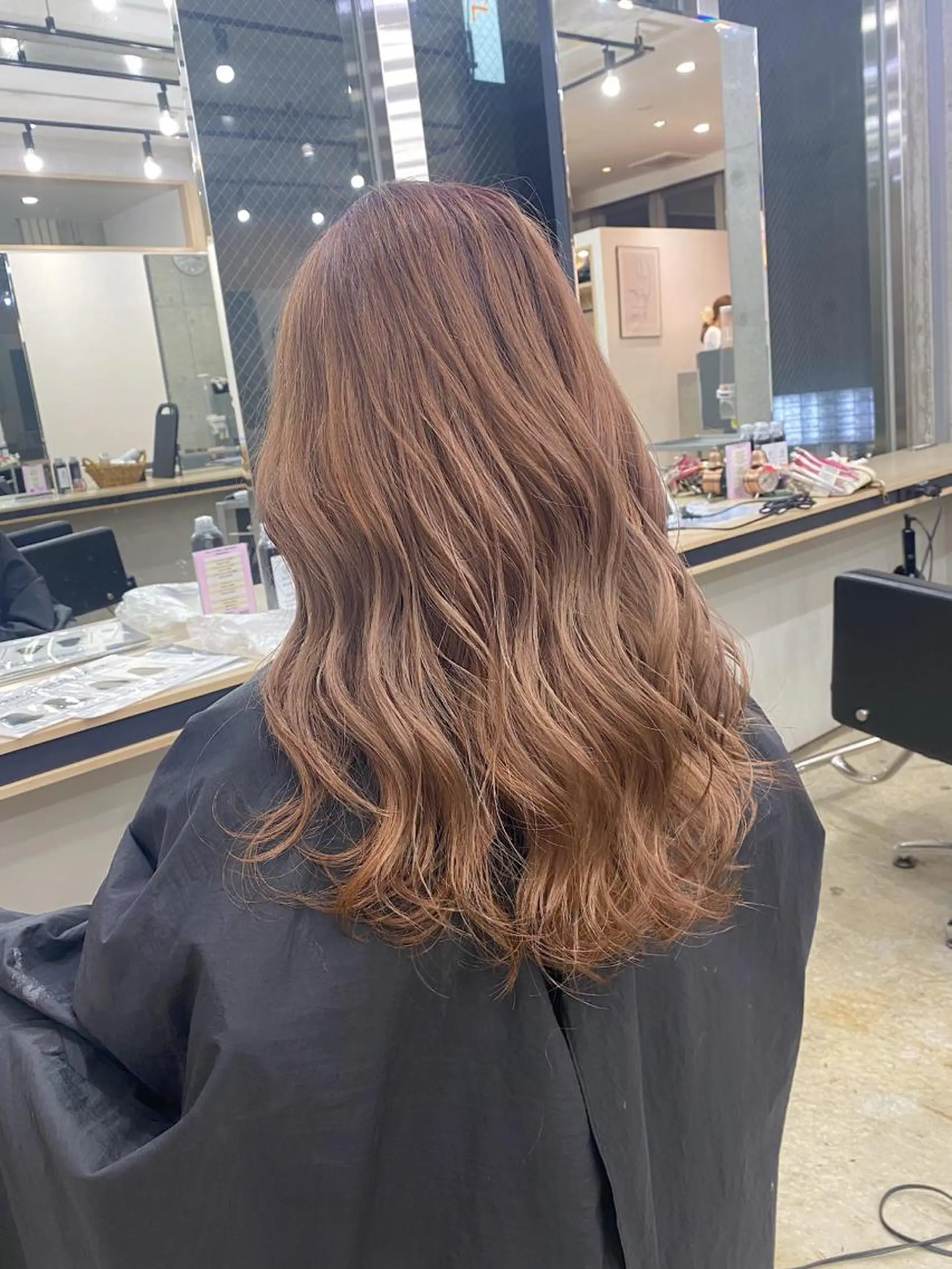 ロング カラー ヘアアレンジ ヘアカラー ♡韓国風ヘア 🐈♡MIHOのヘアスタイル