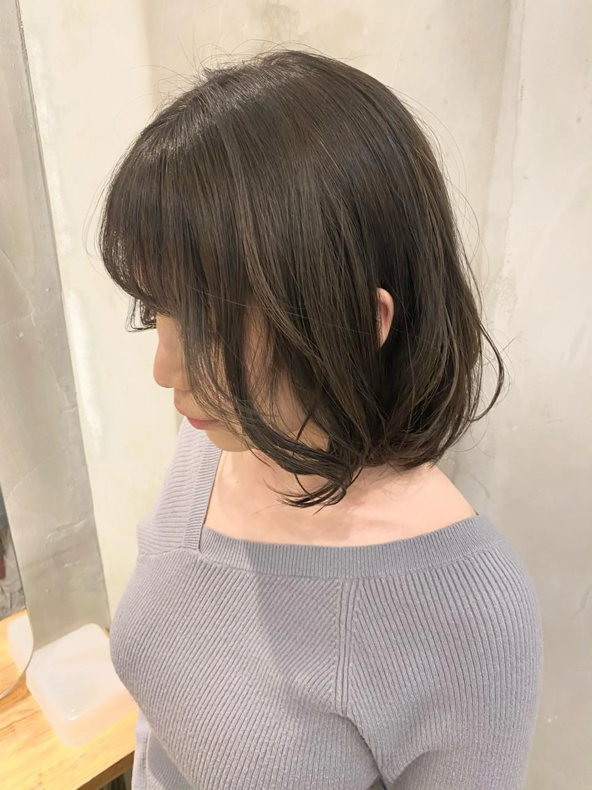 セミロング カット ヘアカラー トリートメント 顔周りcut・ご相談 ＝新宿しずく🇰🇷のヘアスタイル