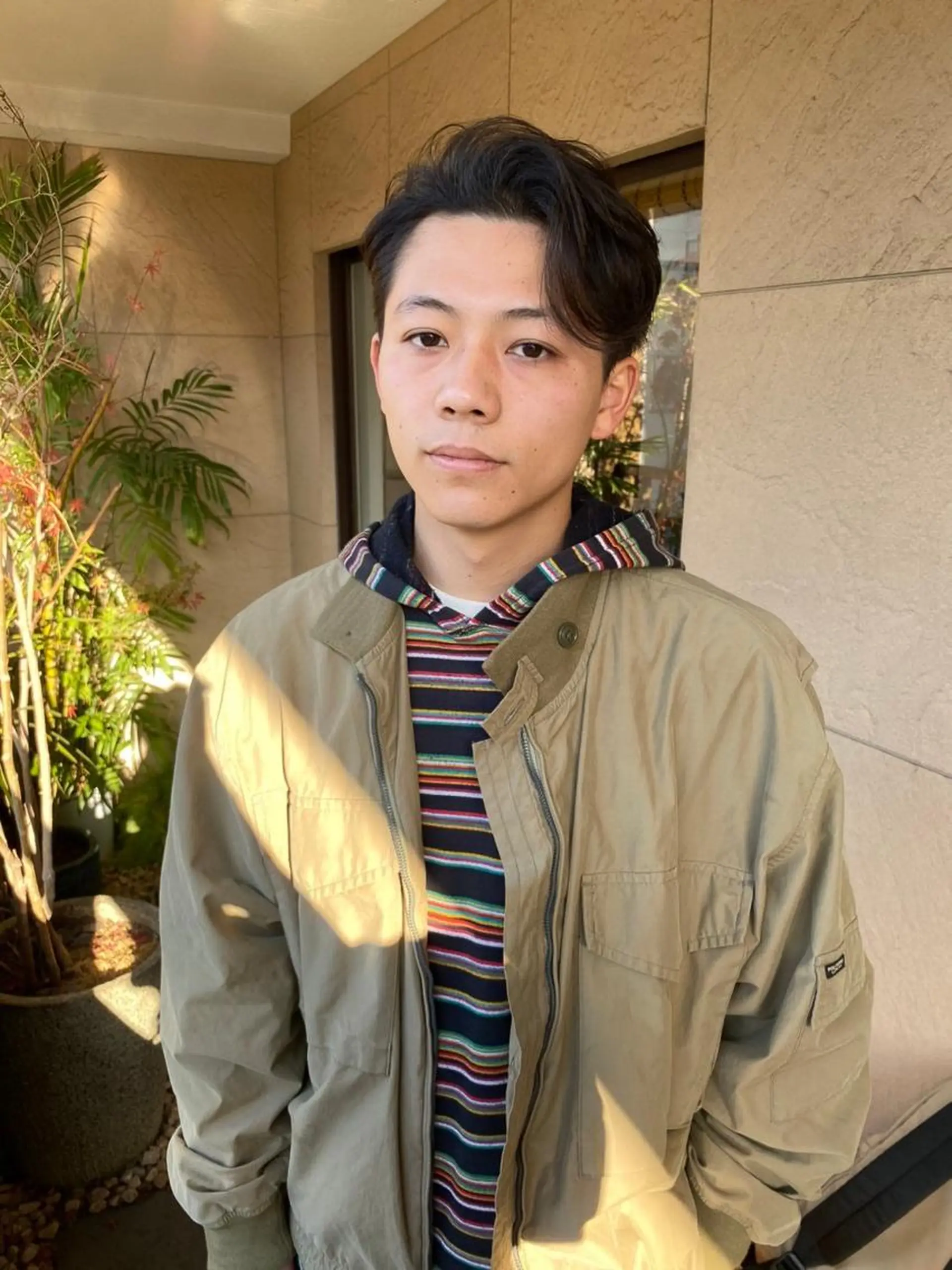 ミディアム カラー パーマ ショートボブ ミディアムパーマ アディクシーカラー ブリーチ ケアブリーチ カット ヘアカラー トリートメント CEINE OURのヘアスタイル