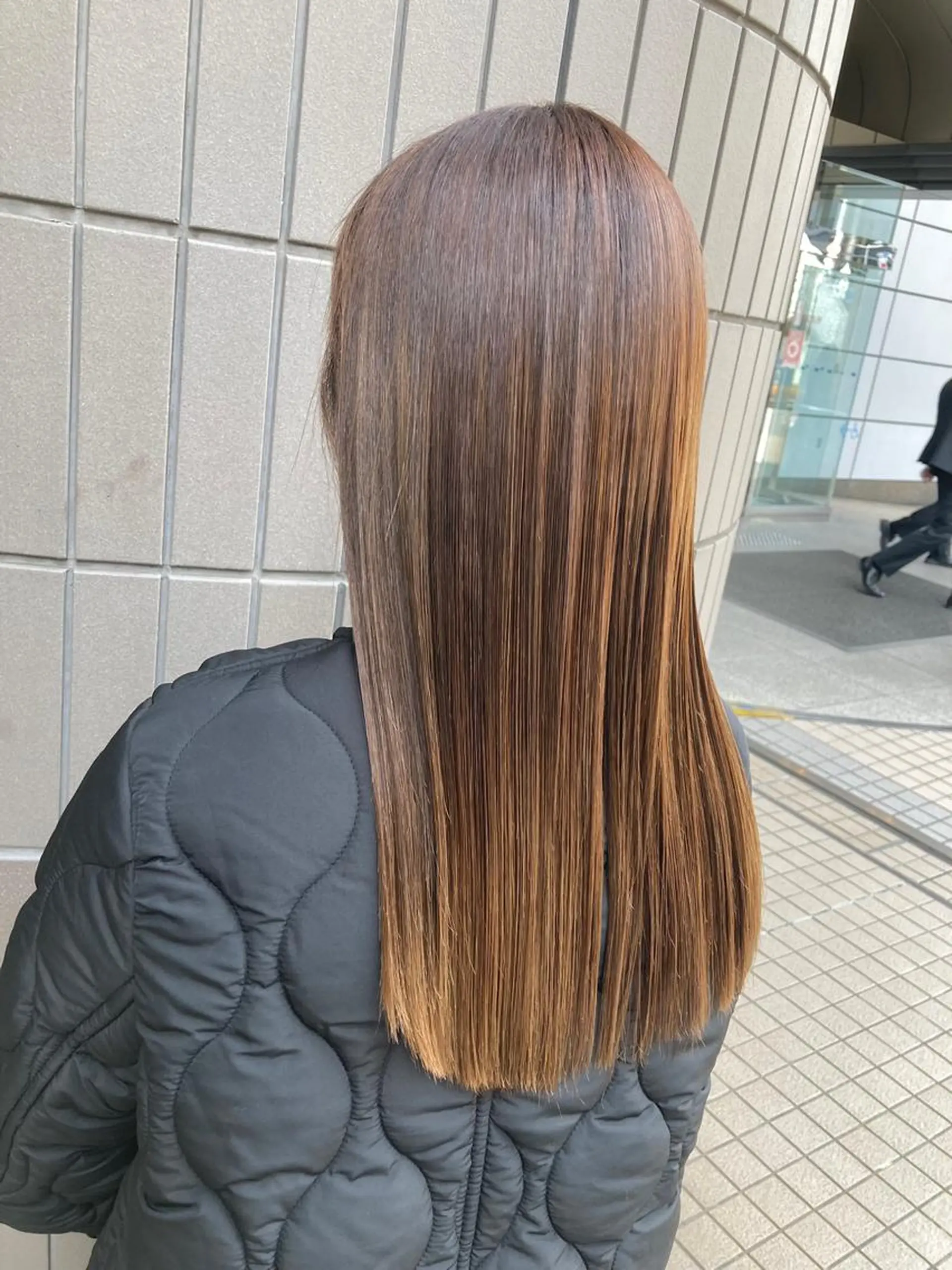 ミディアム 髪質改善 トリートメント カット トリートメント SHAFT Ieiriのヘアスタイル
