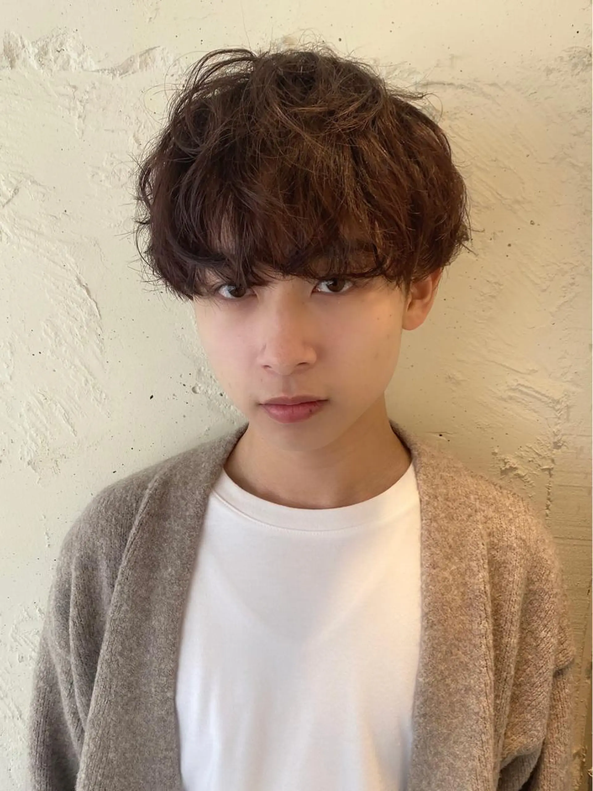パーマ メンズ カット パーマ 髙橋 優菜のヘアスタイル