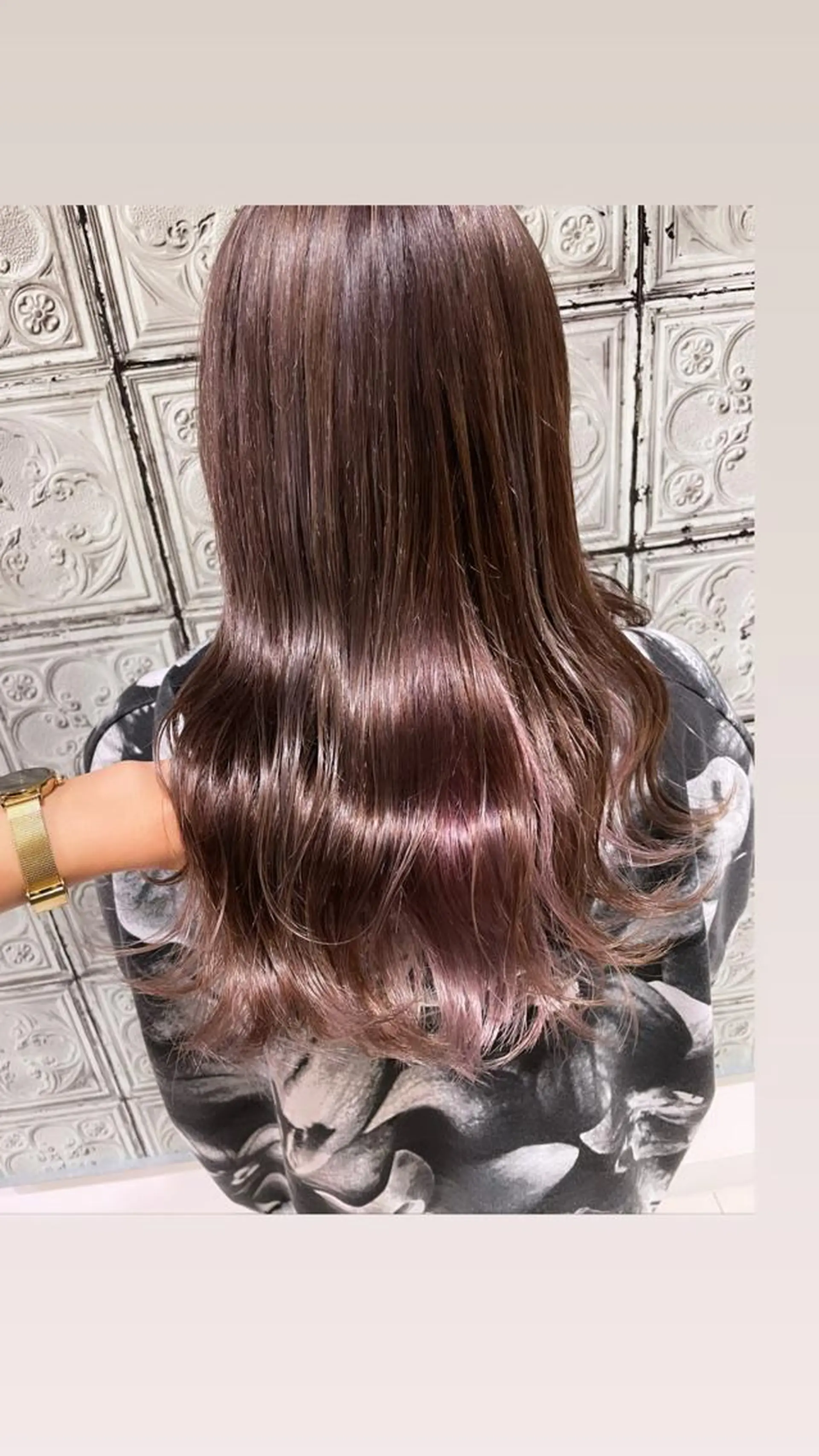 ロング カット ヘアカラー トリートメント 山田 由貴のヘアスタイル