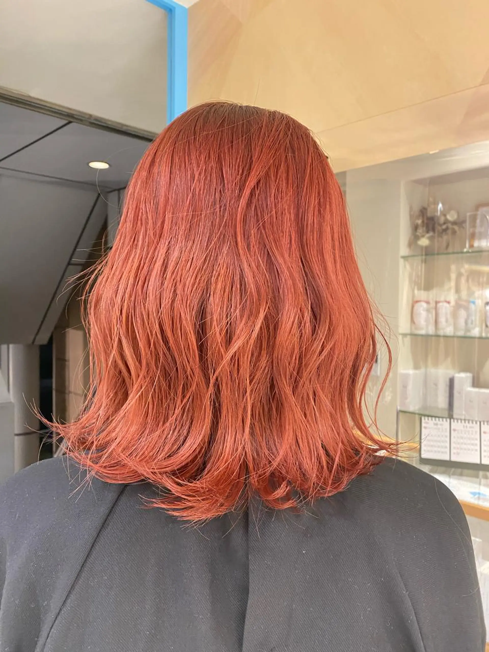 セミロング カラー ヘアカラー CYAN.矢場町店所属・三代 ゆりあのヘアスタイル