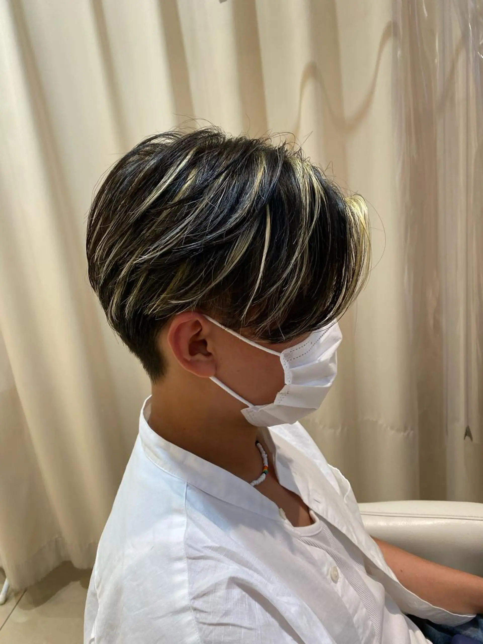 ショート カラー メンズ カット ヘアカラー メンズ特化型美容師 栗山勇人のヘアスタイル