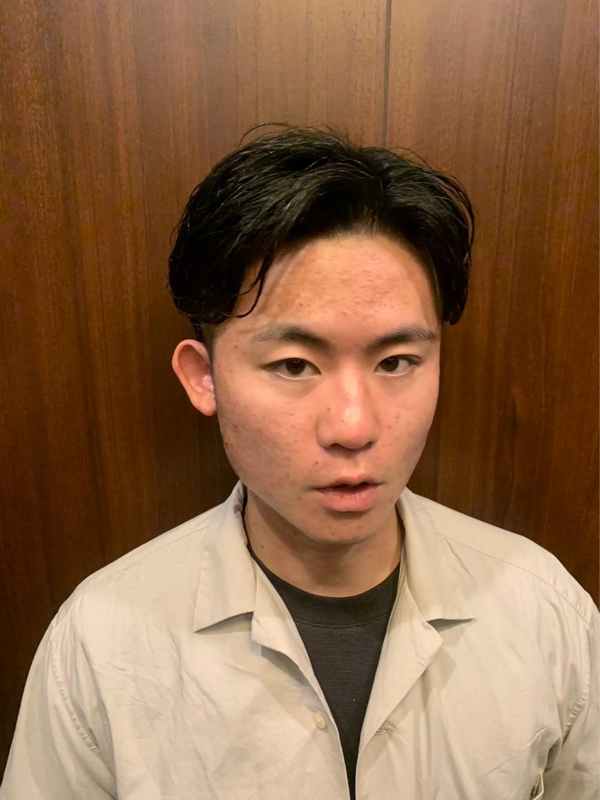 ミディアム ヒロ銀座　BARBER SHOP神楽坂店所属・松本 拓馬のヘアスタイル