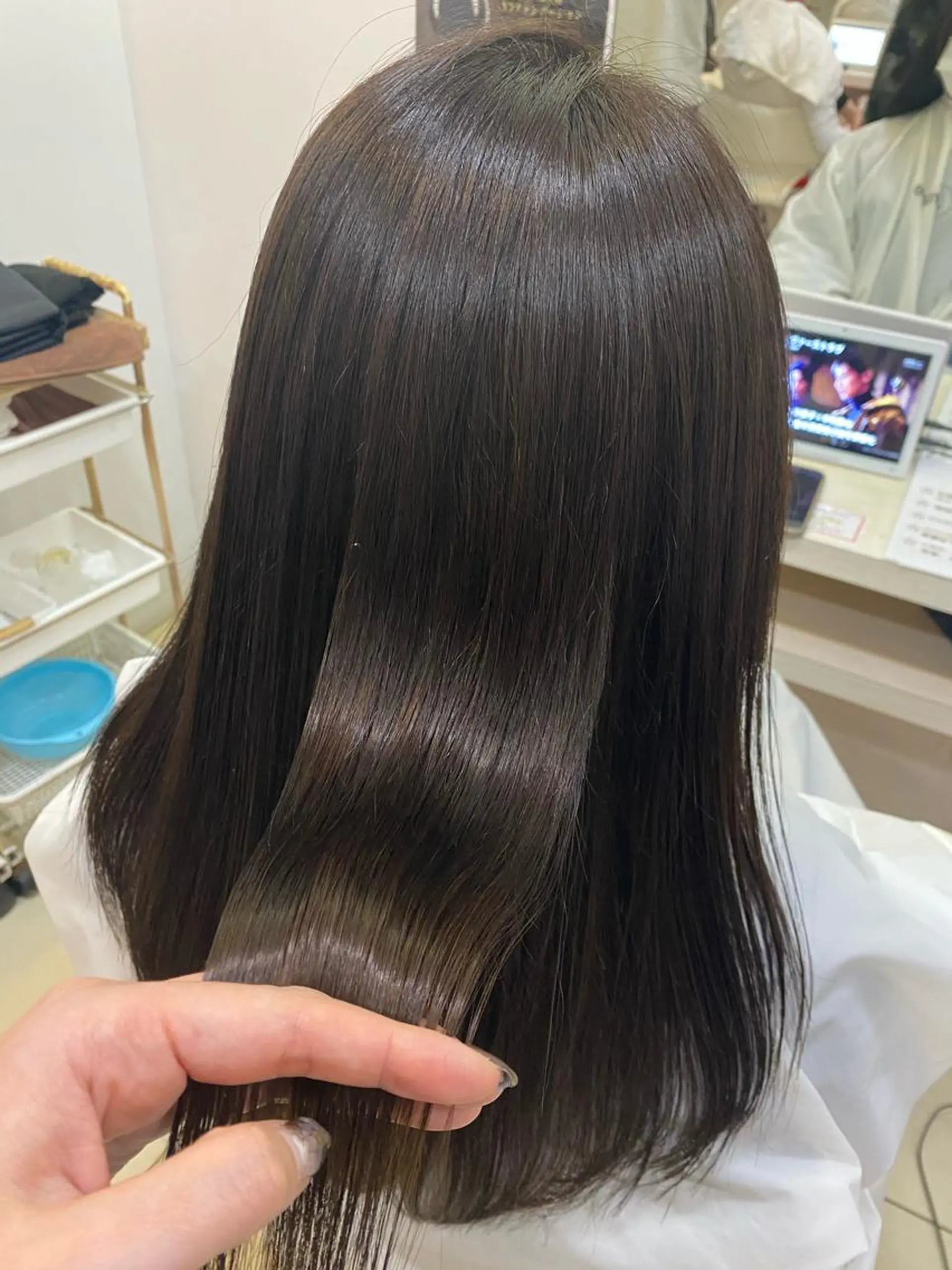 ロング カット 縮毛矯正 💎髪質改善特化/ 町田莉彩💎のヘアスタイル