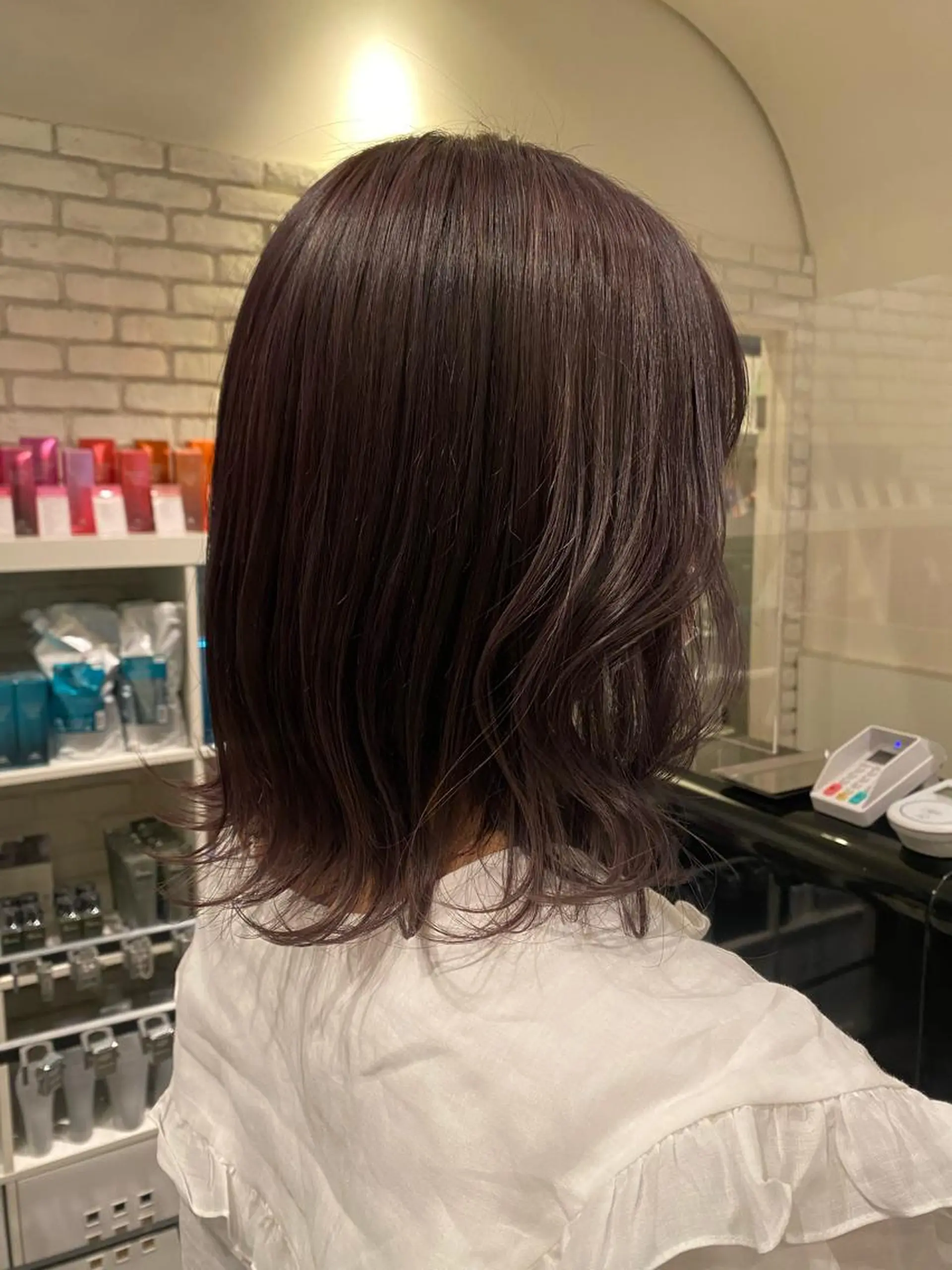 ミディアム カラー ラベンダーカラー トリートメント ✨️今だけ無料✨️ 鶴田みなみのヘアスタイル