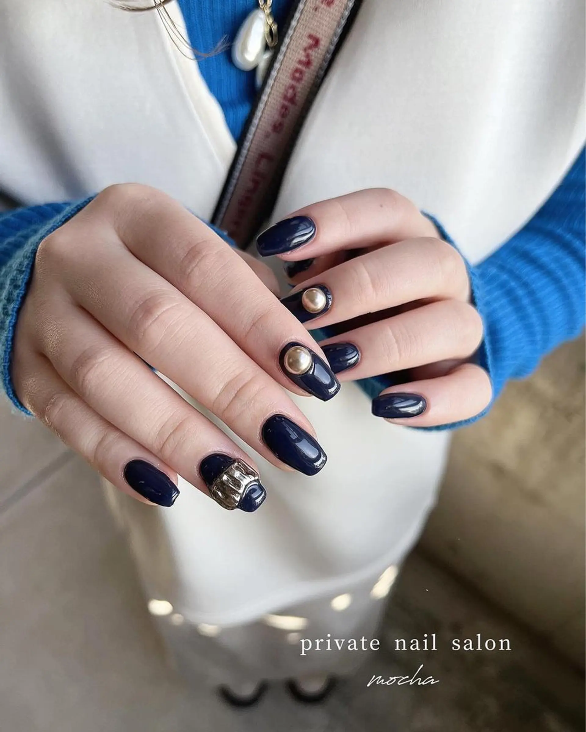 ネイル アートネイル カジュアル チークネイル フレンチネイル ジェルネイル ハンドネイル mocha nailのネイルデザイン