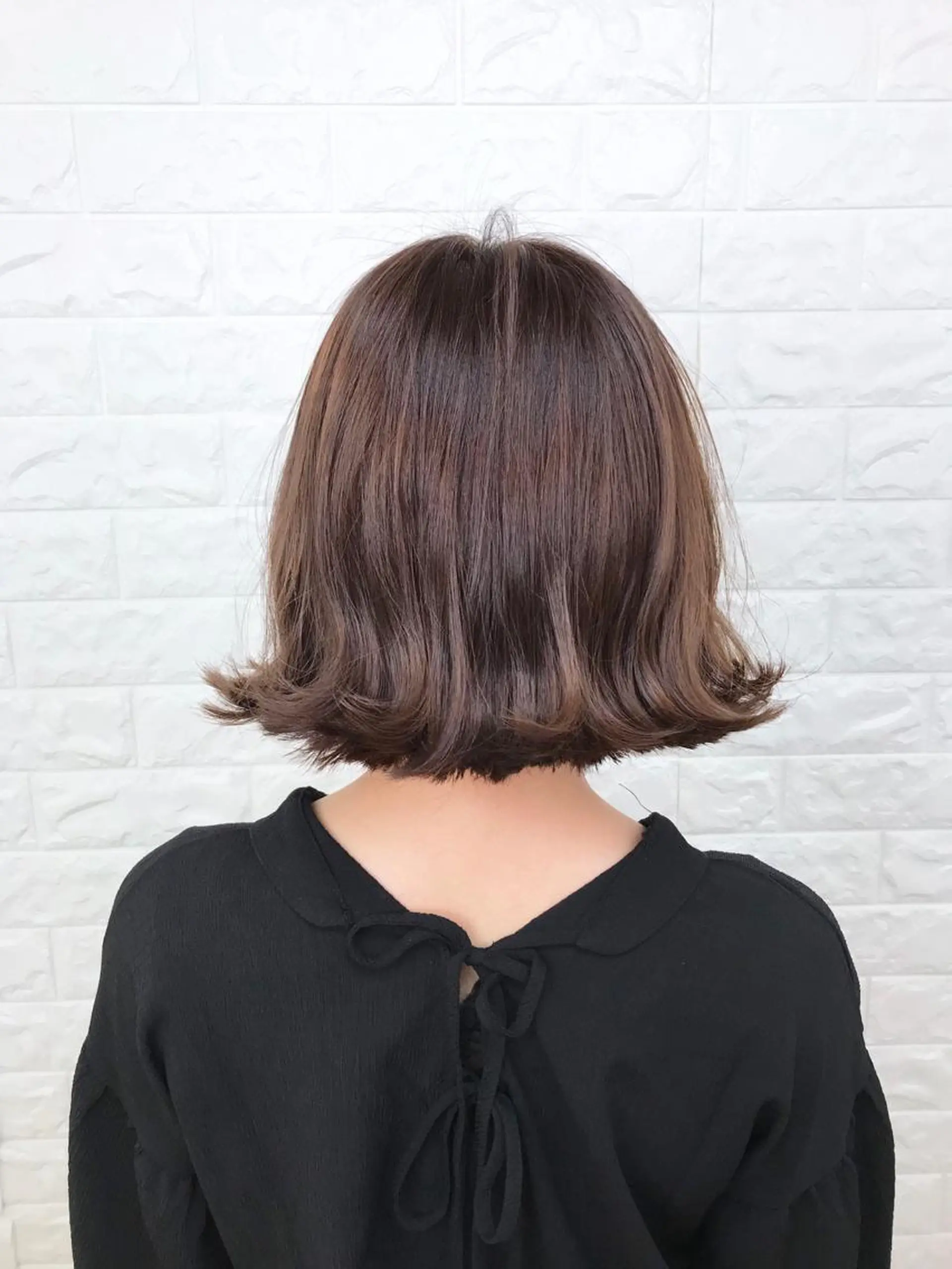 ミディアム カラー ベージュカラー イルミナカラー カット ヘアカラー エイジングケア特化 美容師✂️山崎竜二のヘアスタイル