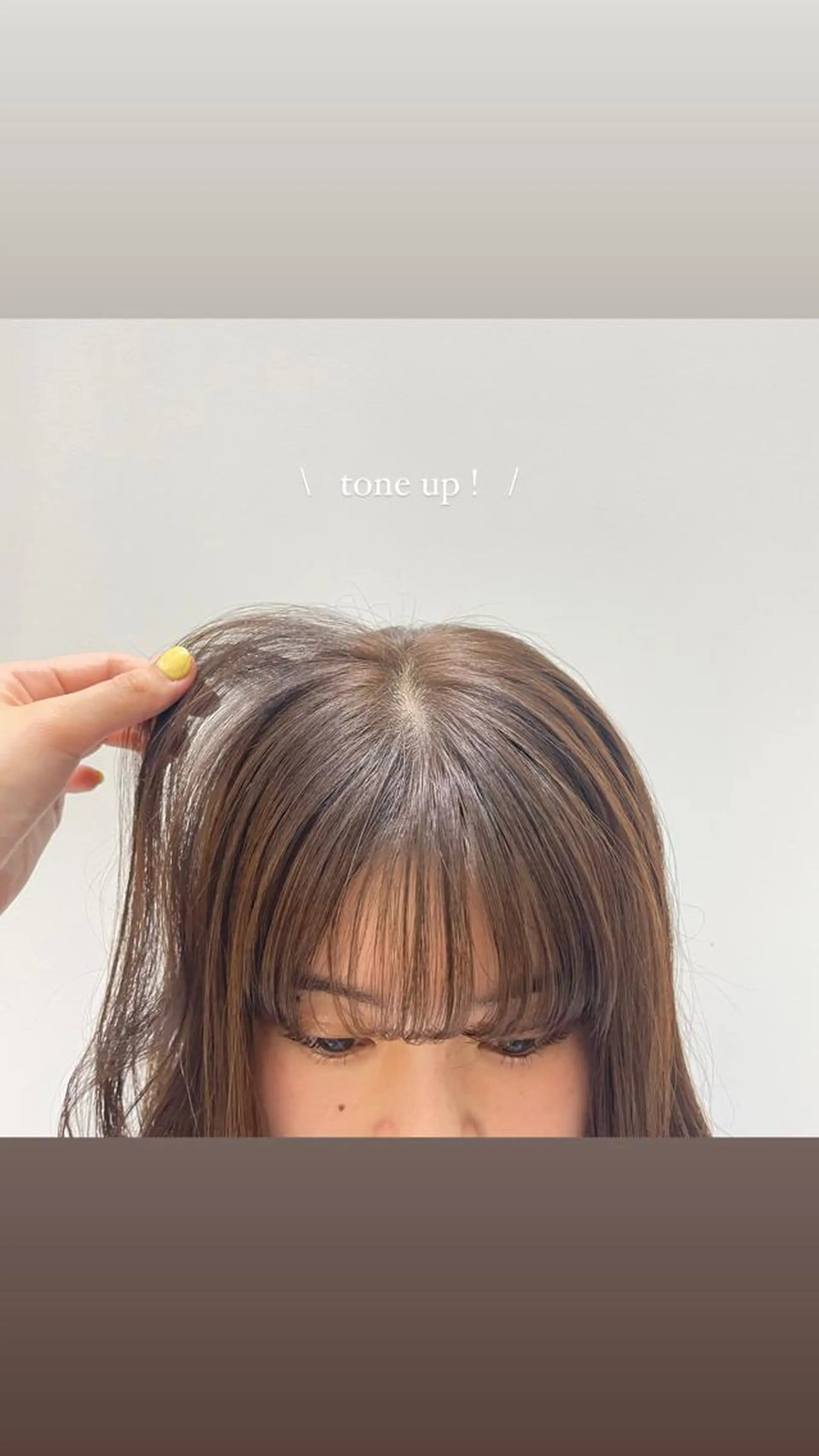 セミロング カラー recipe 黒木 彩那のヘアスタイル