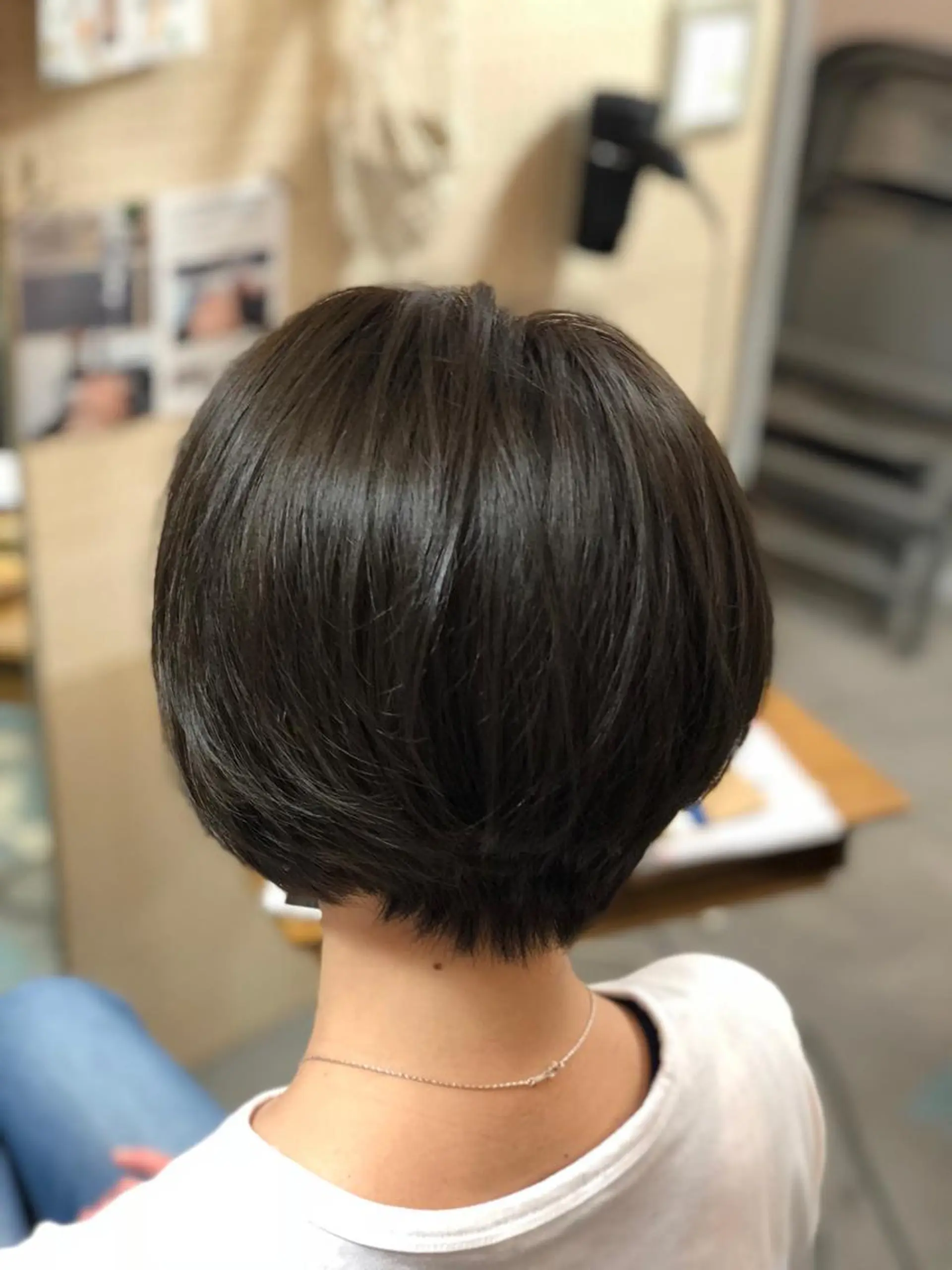 ショート カラー ヘアカラー トリートメント 髪質改善　ナカゾノ タケシのヘアスタイル