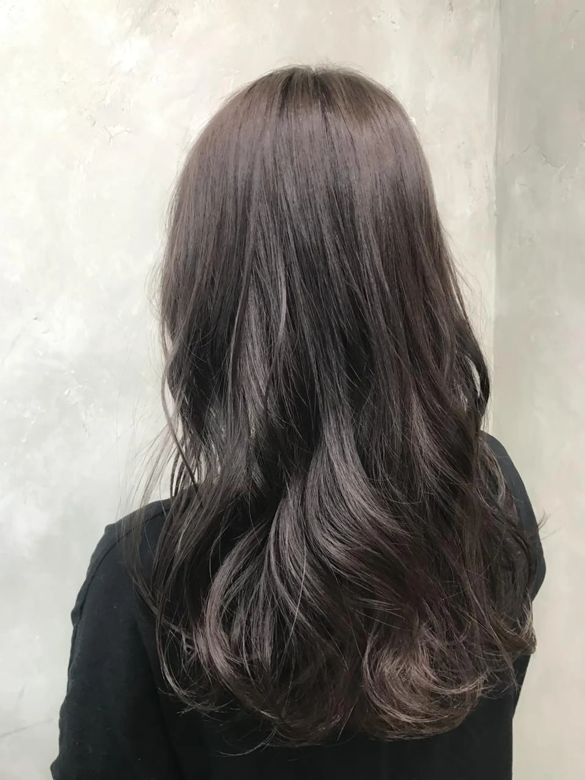 セミロング カラー パーマ アッシュ 🌈髪質改善💕 縮毛矯正✨青木まで✨のヘアスタイル