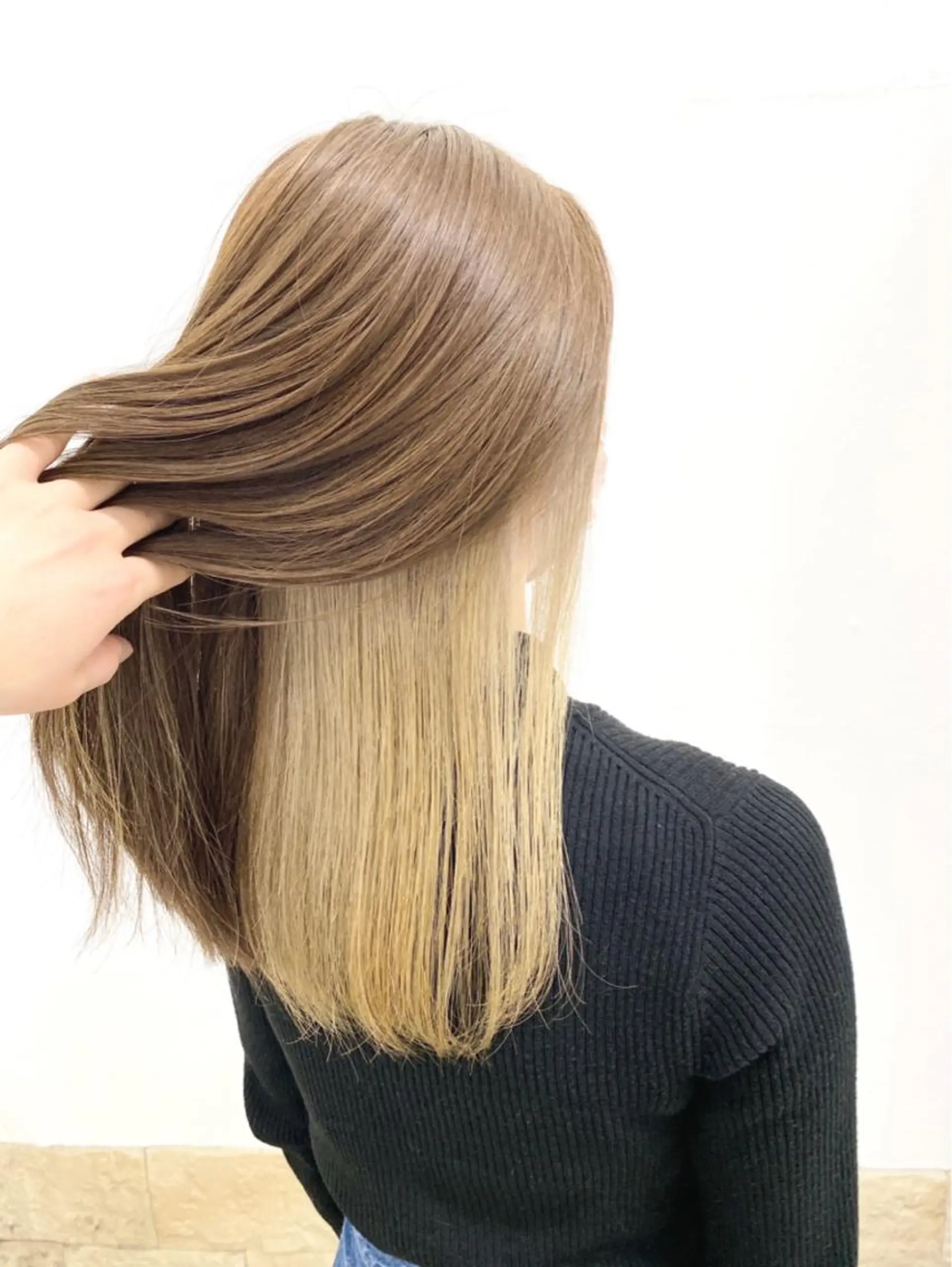 カラー インナーカラー カラー特化サロン プロデュース相武台前のヘアスタイル