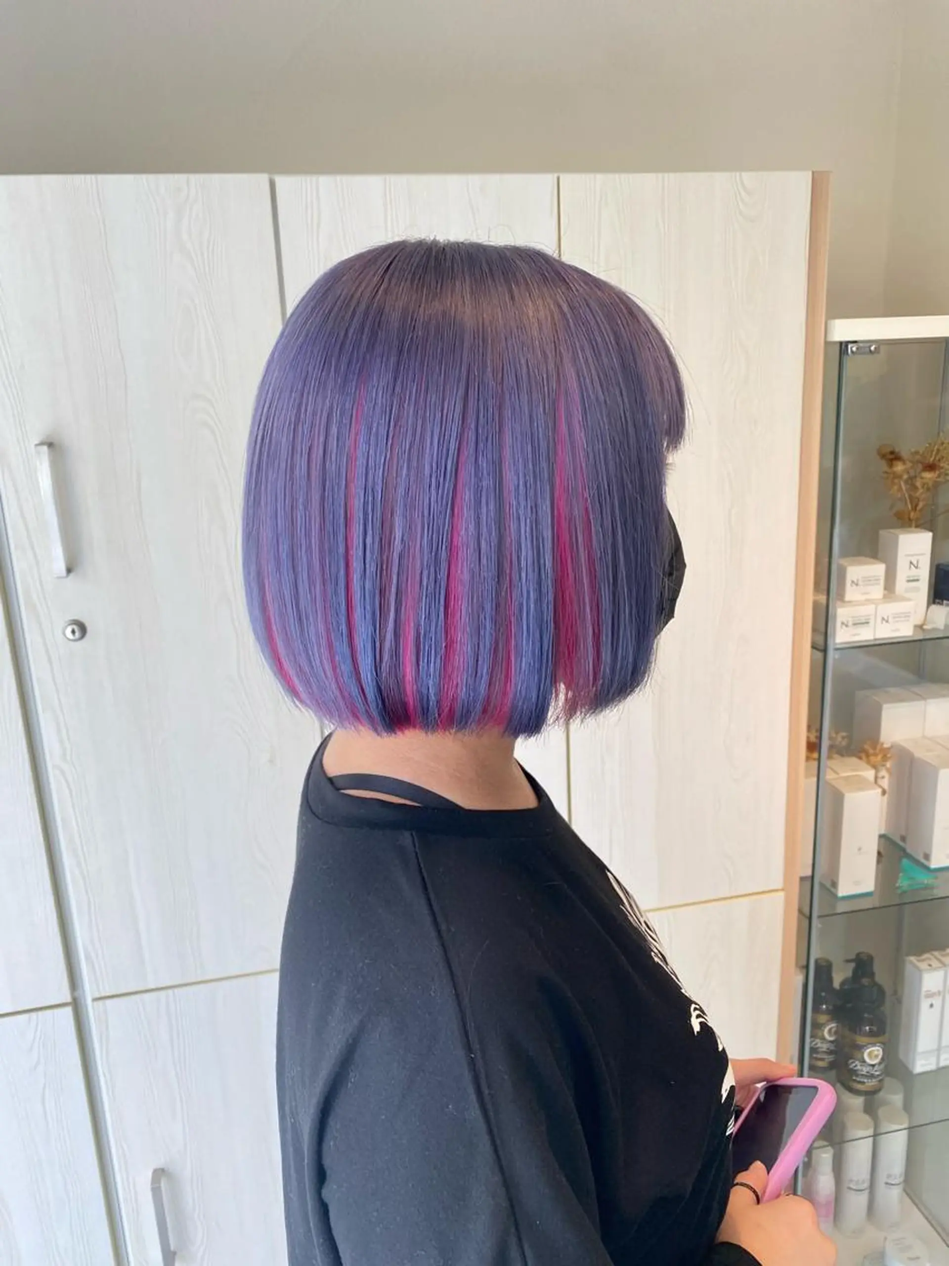 ショート カラー ブルーカラー ブルーラベンダー ラベンダーカラー ピンクカラー カット ヘアカラー トリートメント Masena所属・Director 🌈中川慎之介のヘアスタイル