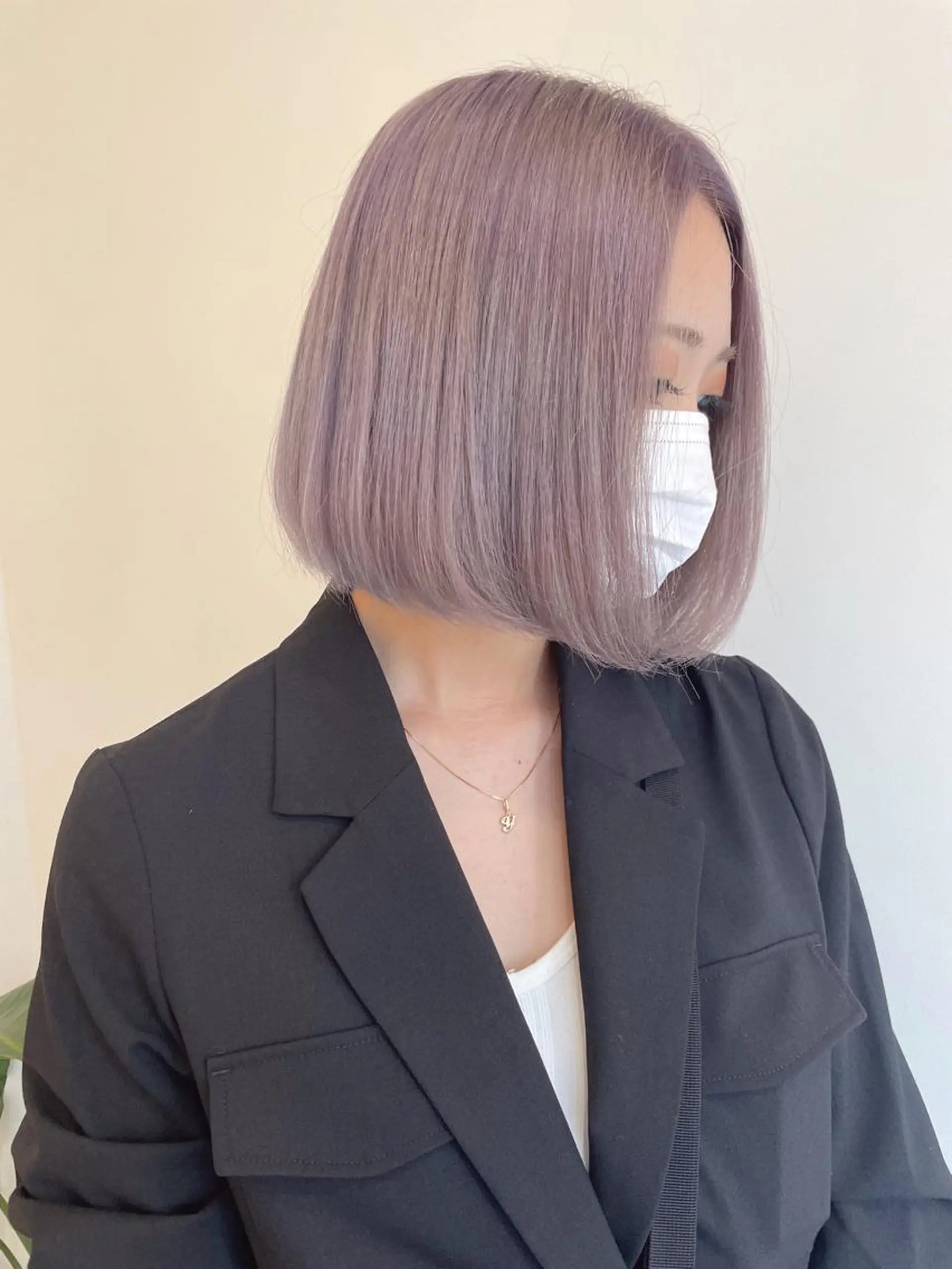 ショート カラー ラベンダーカラー ヘアカラー Rina  のヘアスタイル