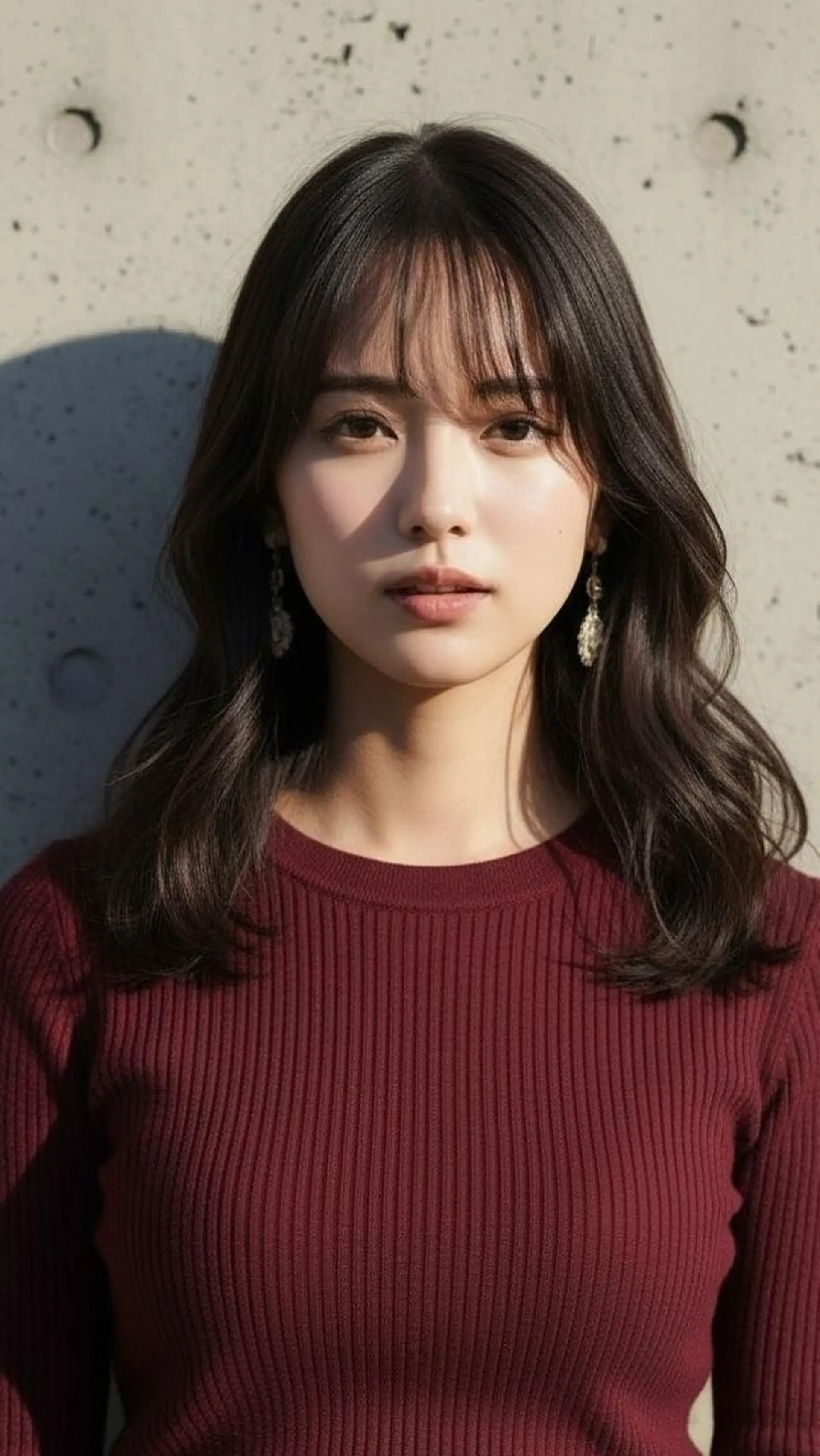 セミロング カラー パーマ ブラウンカラー 髪質改善 レイヤーカット トリートメント カット トリートメント ヘアセット さく/髪質改善× 縮毛矯正/町田のヘアスタイル