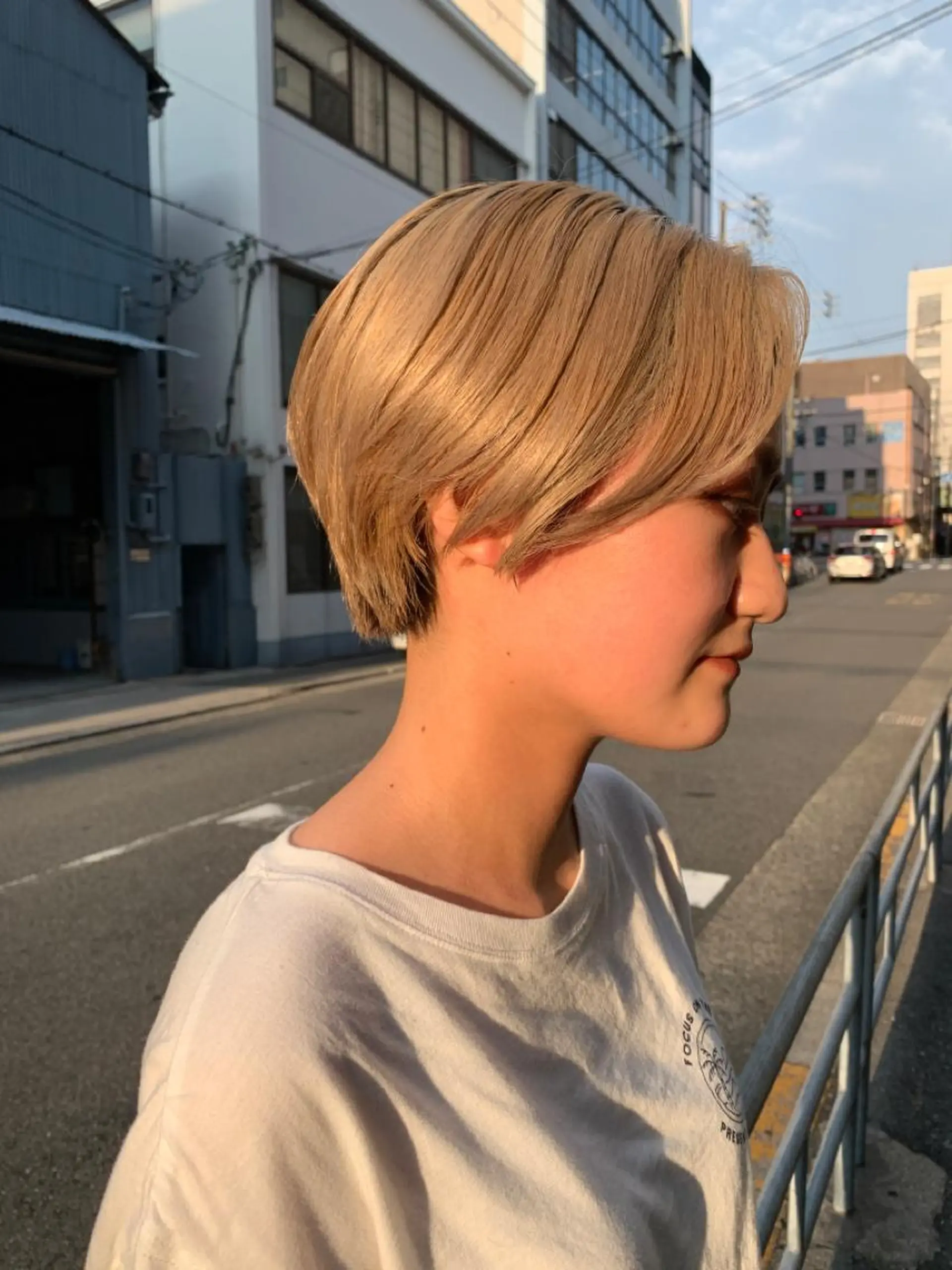 ショート 艶髪color💎髪 質改善ストレート大吉のヘアスタイル