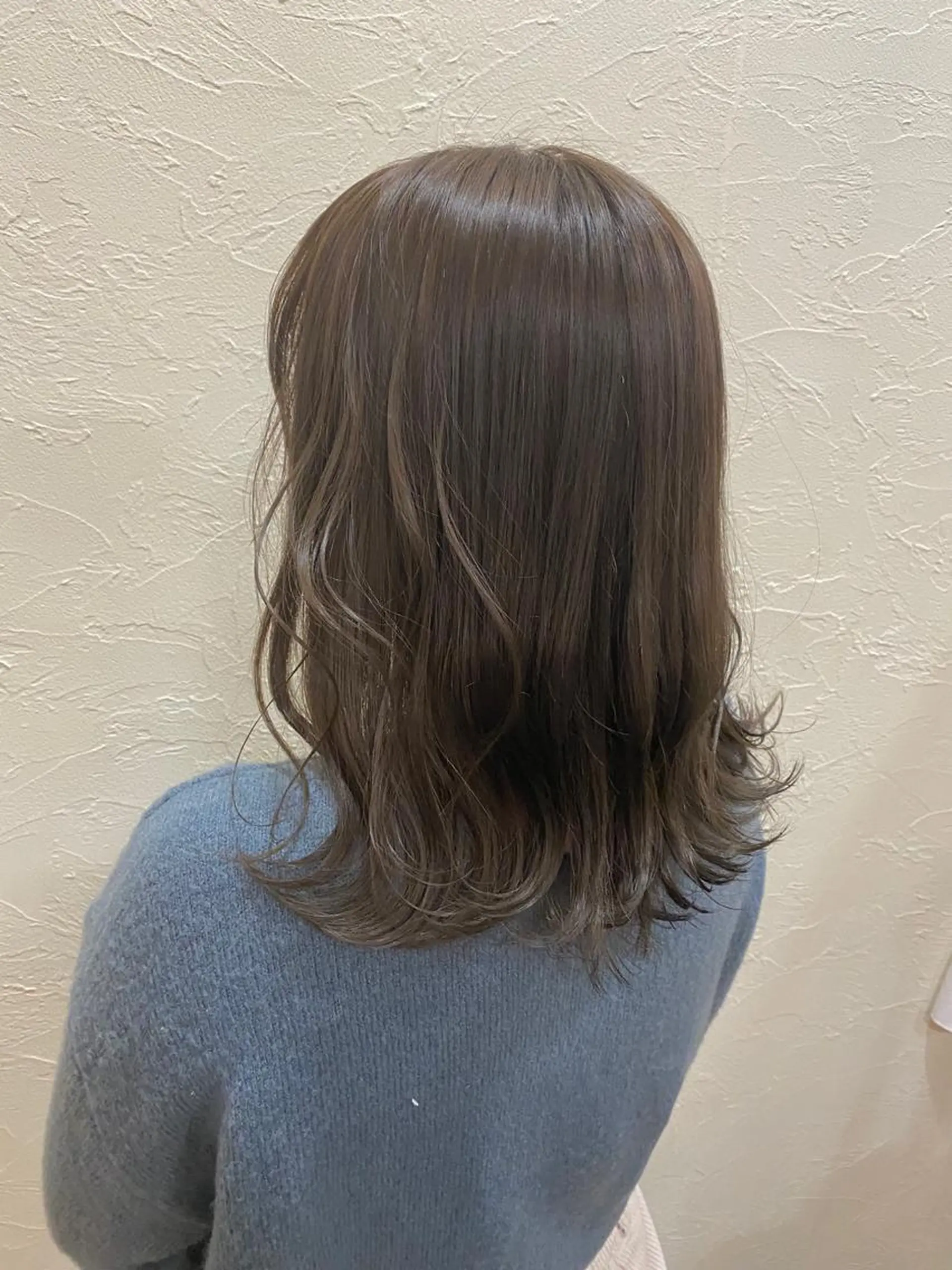 ミディアム カラー ベージュカラー ヘアカラー トリートメント ENIF ヤマグチアツコのヘアスタイル