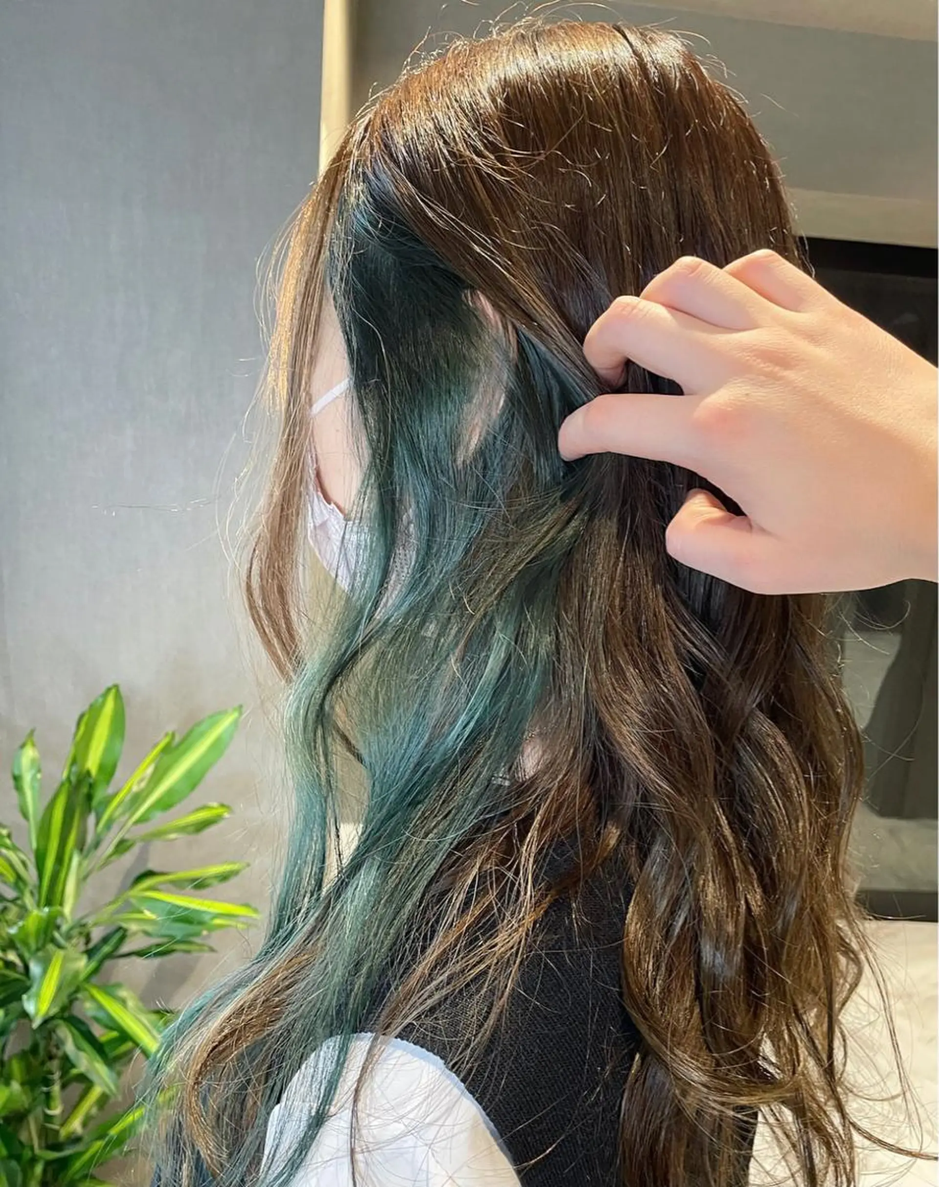 ロング カラー メンズパーマモデル 募集　サトチハルのヘアスタイル