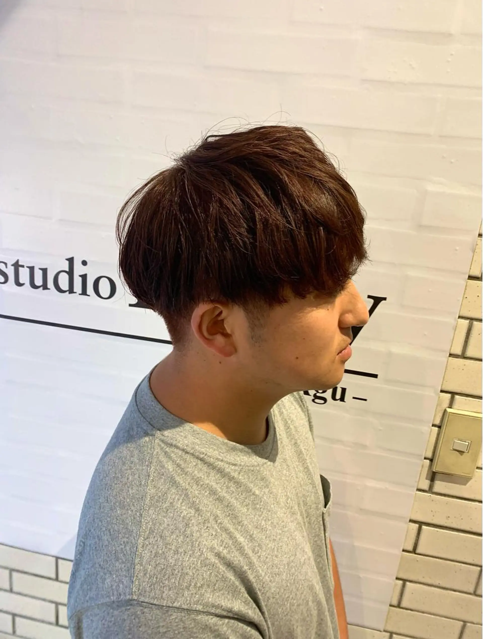 カラー メンズ ブラウンカラー レッドカラー 年内期間限定 🫧まゆ🫧のヘアスタイル