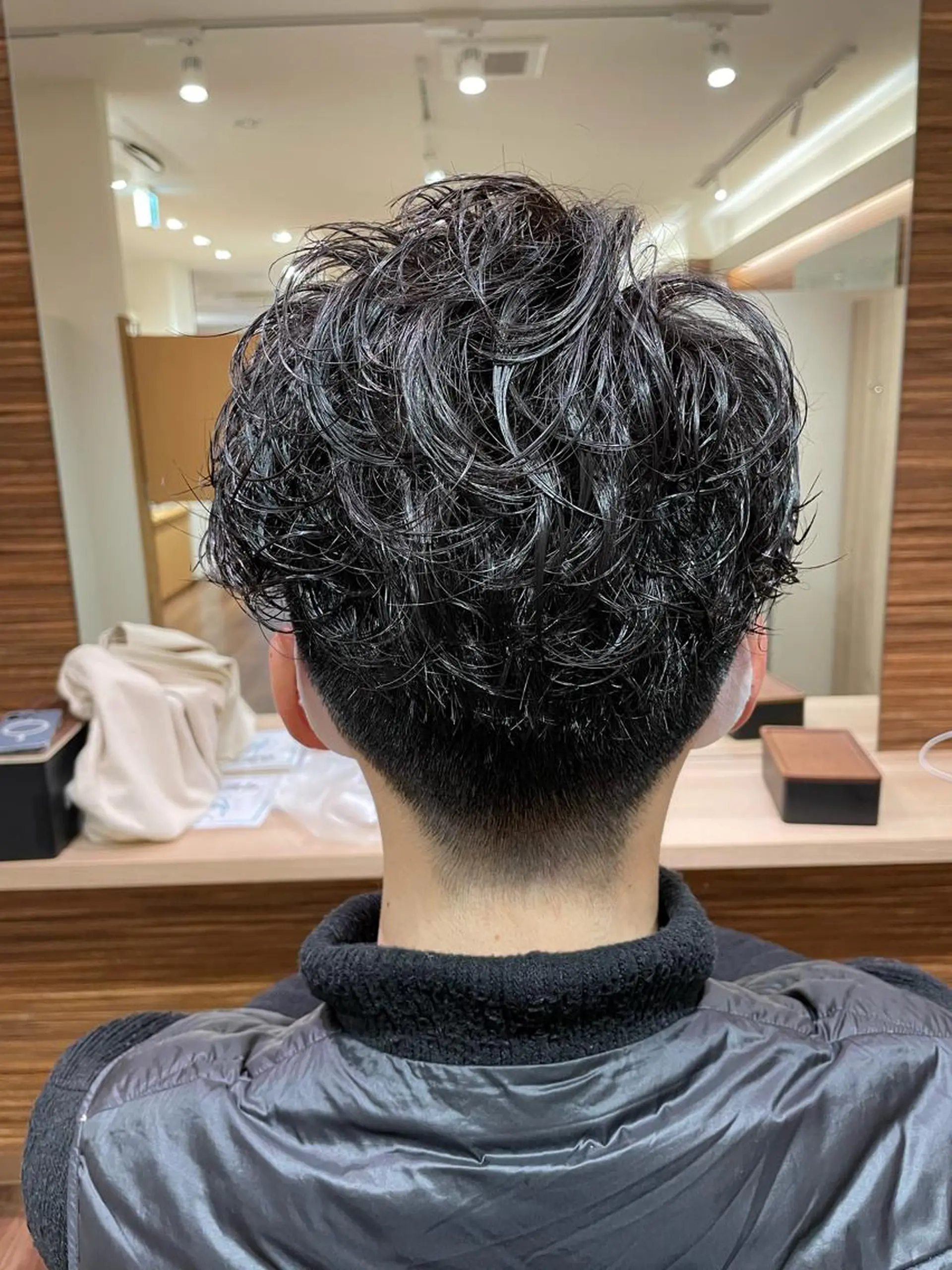 ショート パーマ メンズ 中嶋 ナカジマのヘアスタイル