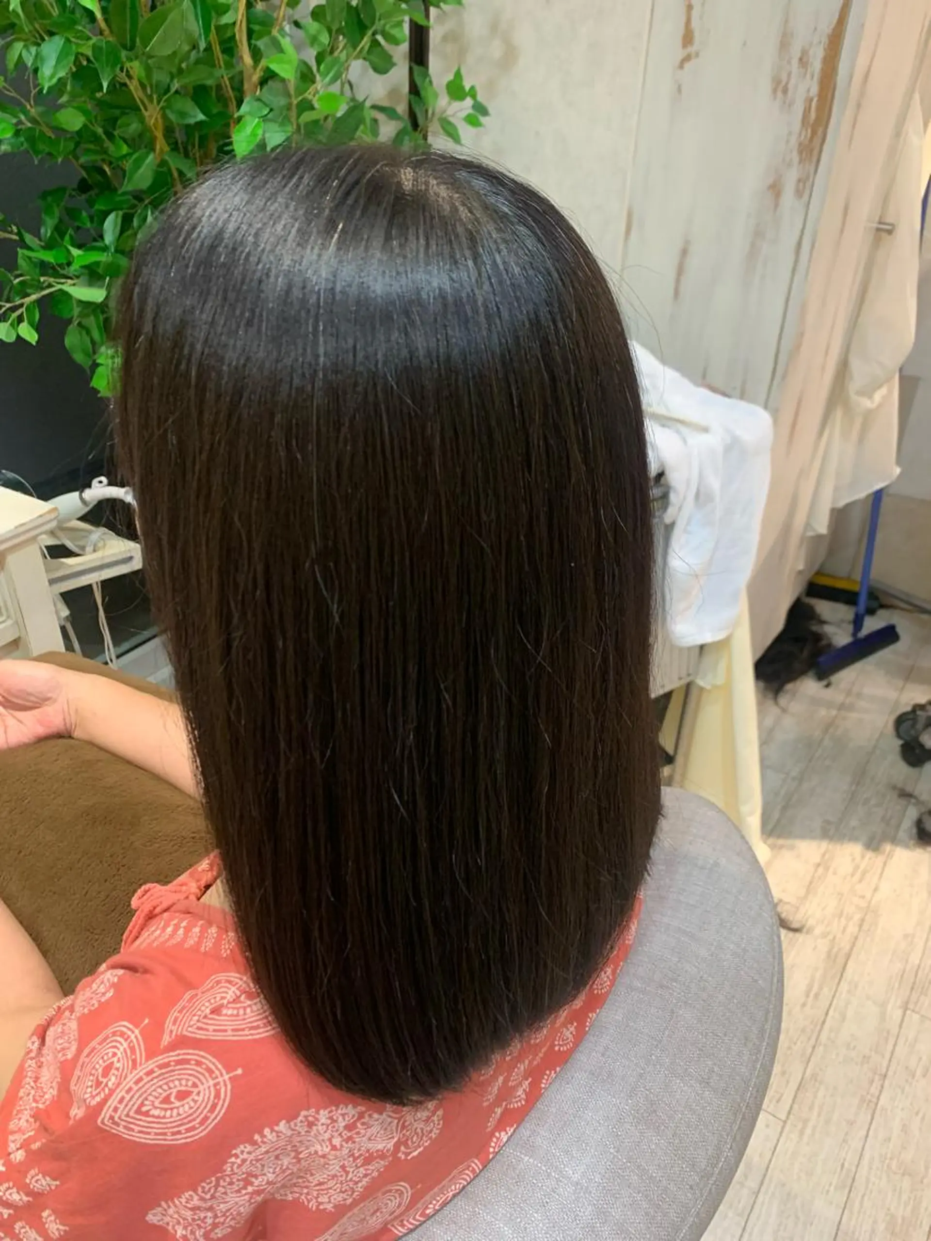 セミロング if所属・大崎if ほりはるかのヘアスタイル