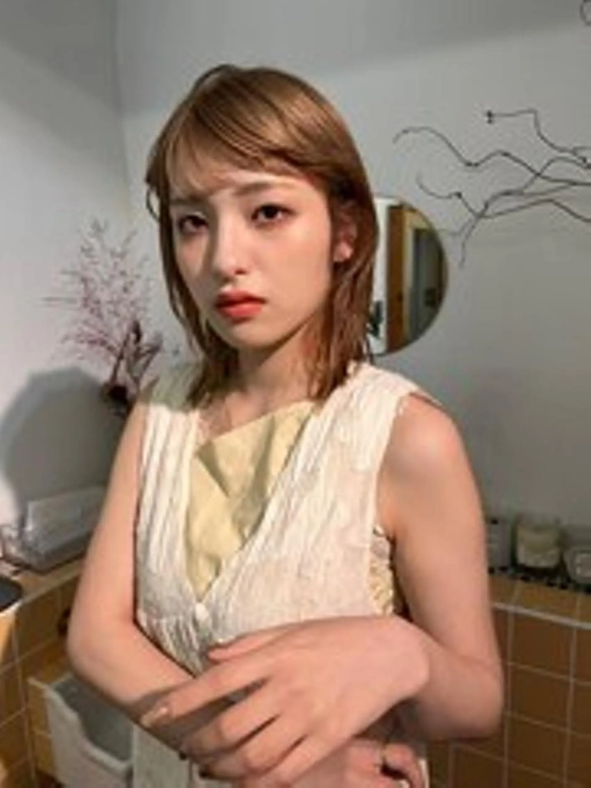 ミディアム カット ヘアカラー nelke 立川のヘアスタイル