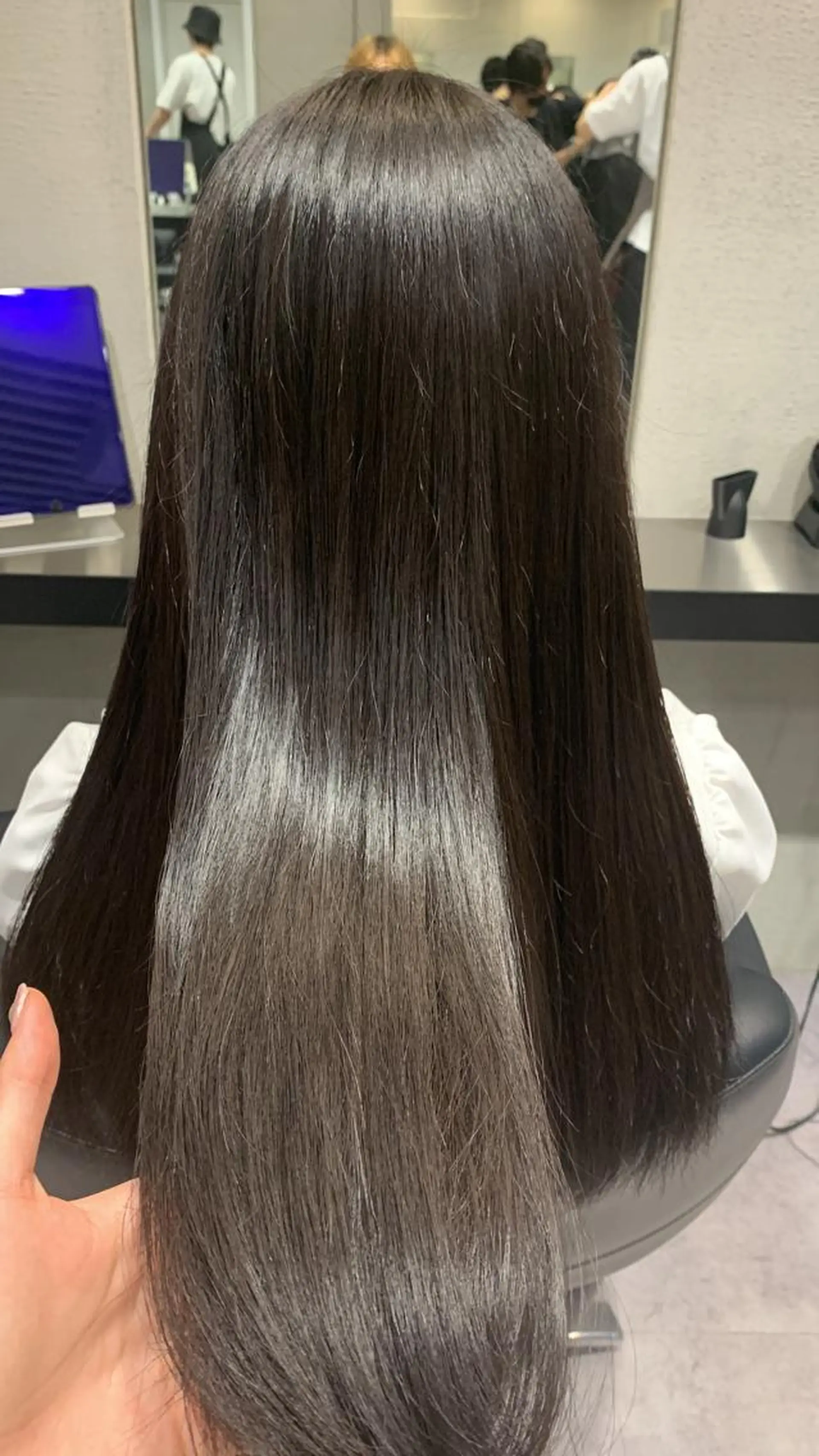 ロング カット トリートメント 韓国レイヤー✨ yasuko銀座のヘアスタイル