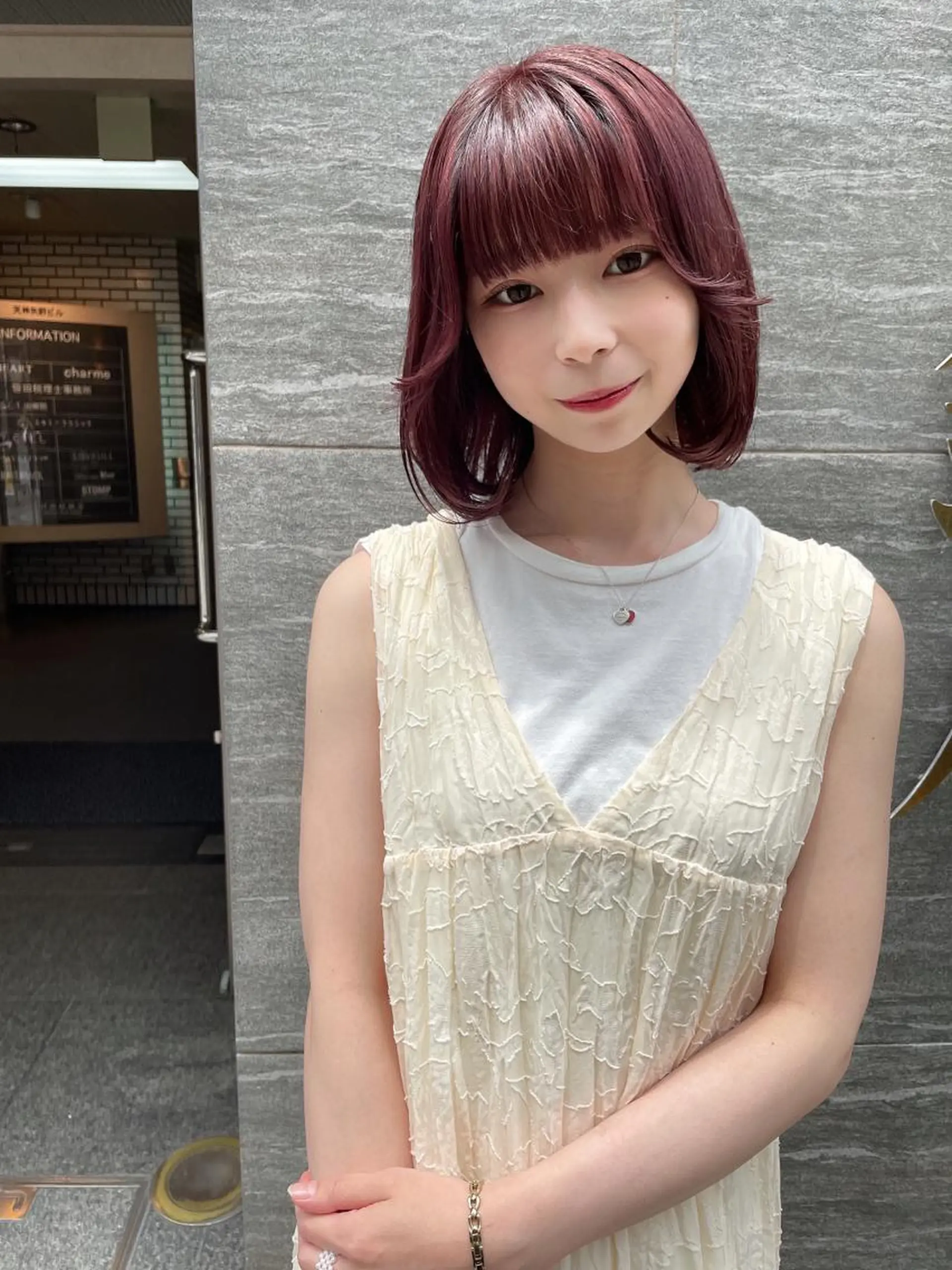 ショート カラー カット ヘアカラー トリートメント 髪質改善will hairdesignのヘアスタイル