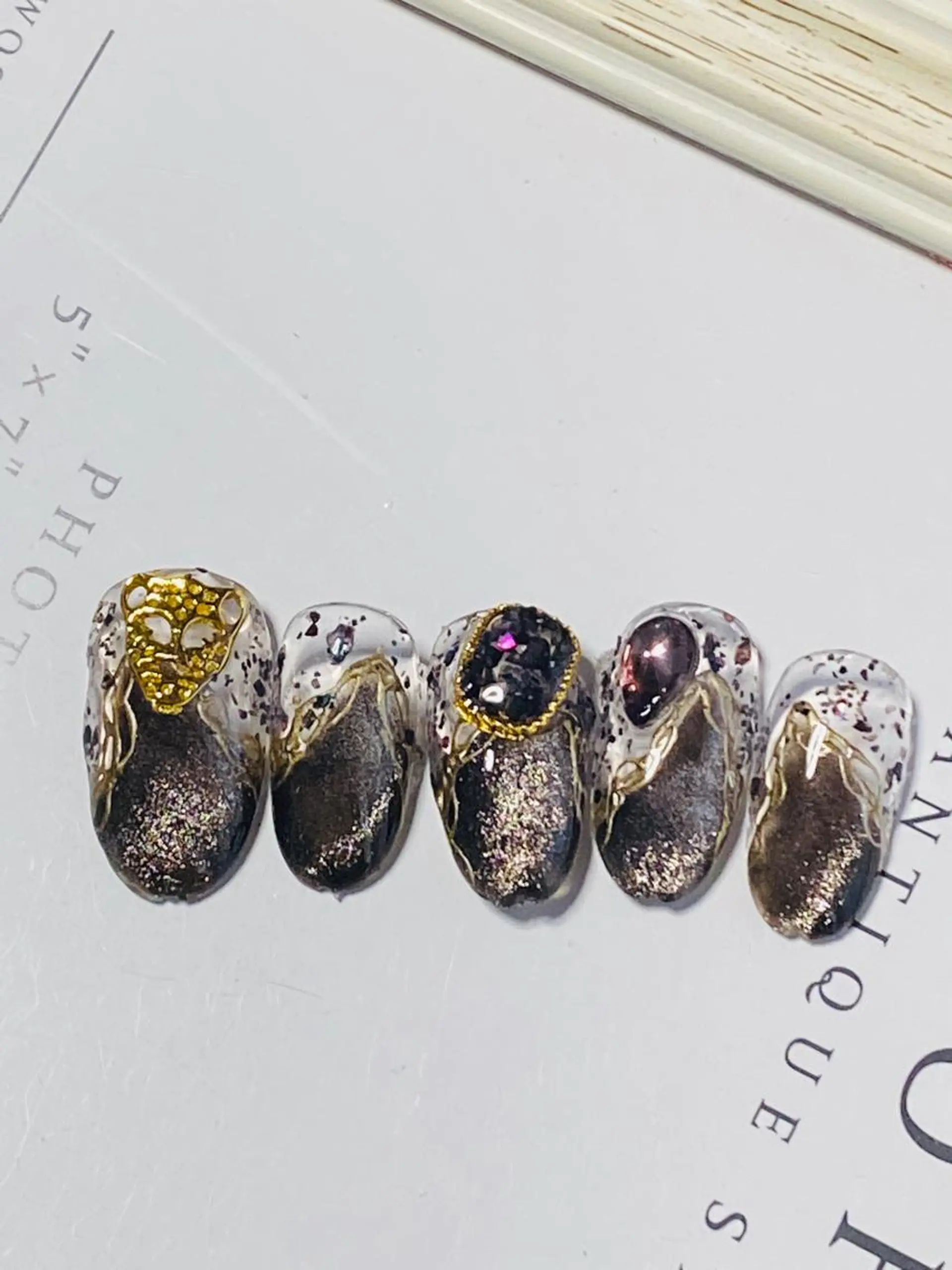 ネイル 冬ネイル 自宅ネイルサロン ♦️nuance♦️のネイルデザイン