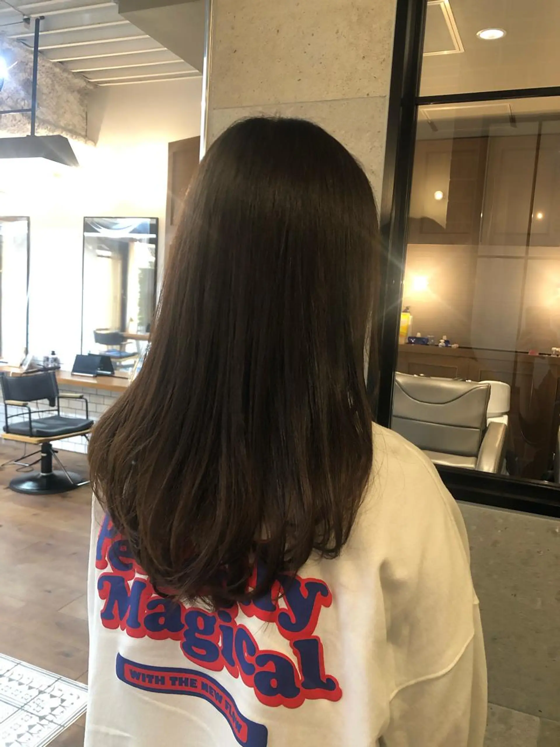 ロング カラー 人気のレイヤーカット TAROのヘアスタイル